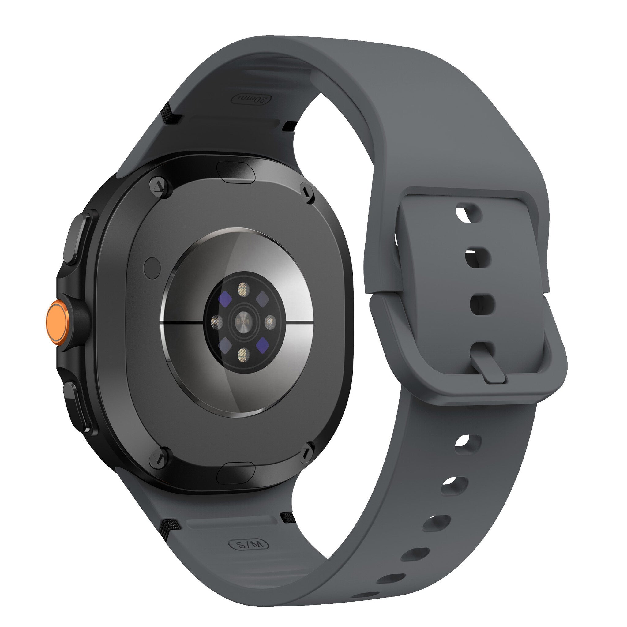Samsung Galaxy Watch 9 - 40mm Silicone Strap (Dark Grey)