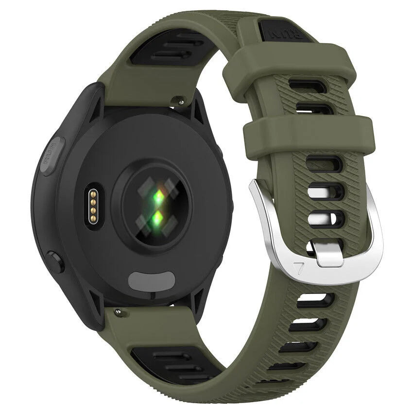 Garmin Vivoactive 6 Sport Buckle Strap (Olive Green/Black)