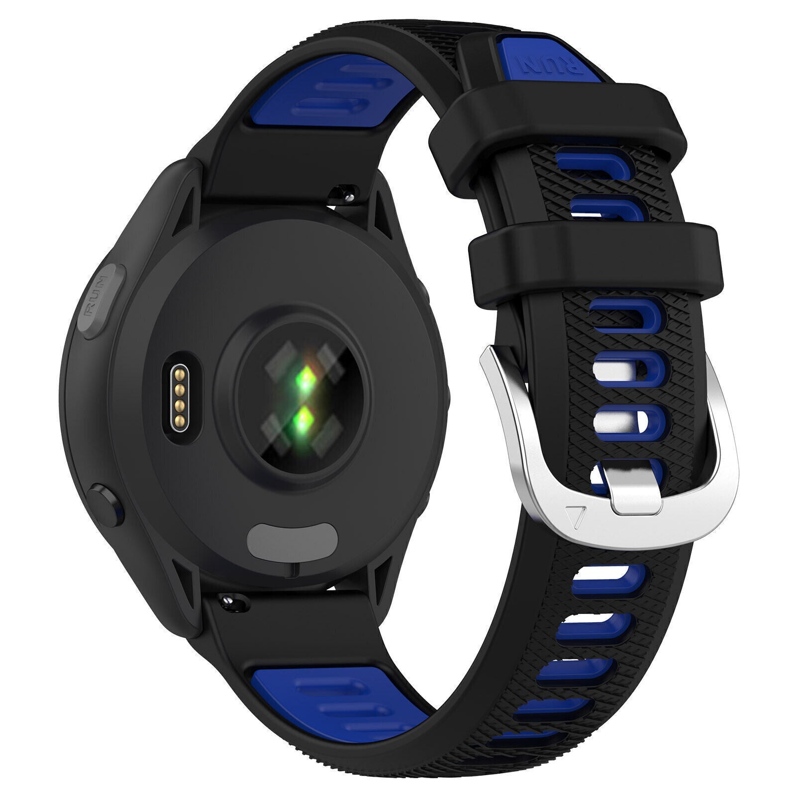 Garmin Forerunner 645 Sport Buckle Strap (Black/Blue)