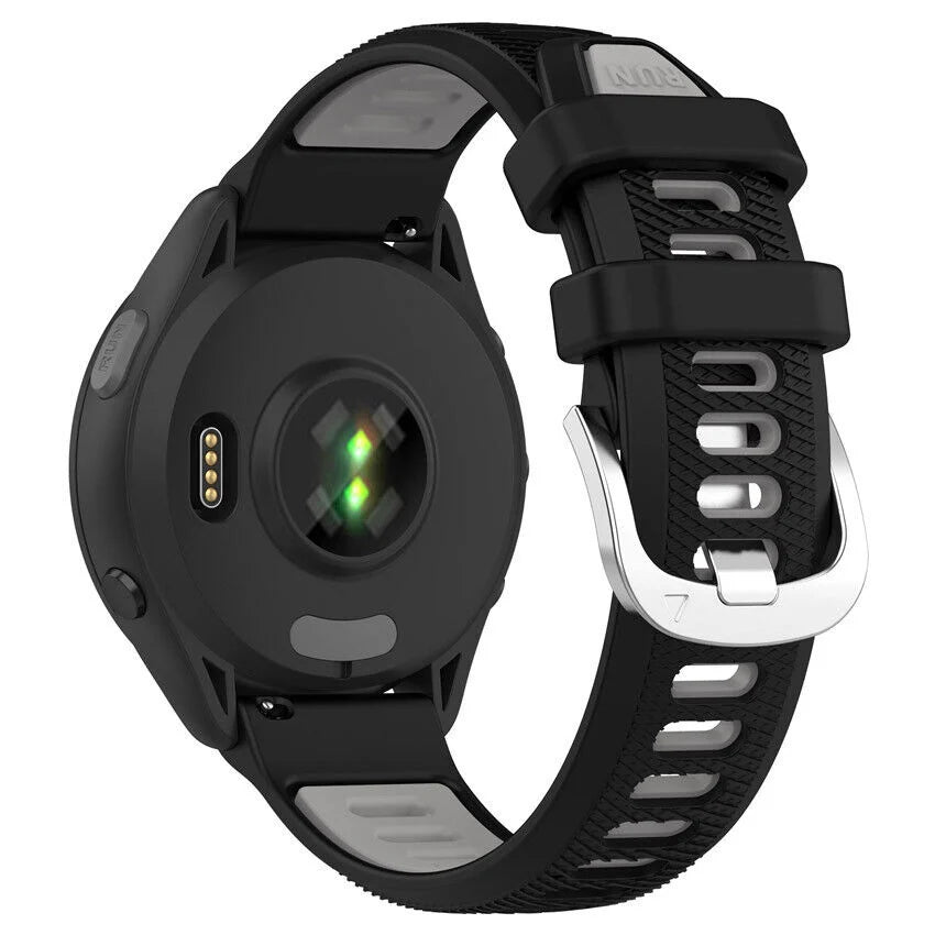 Garmin Vivoactive 6 Sport Buckle Strap (Black/Grey)