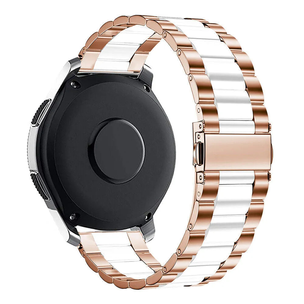 Bracelet acier Amazfit Bip 3 (Pro) (rose or/blanc)