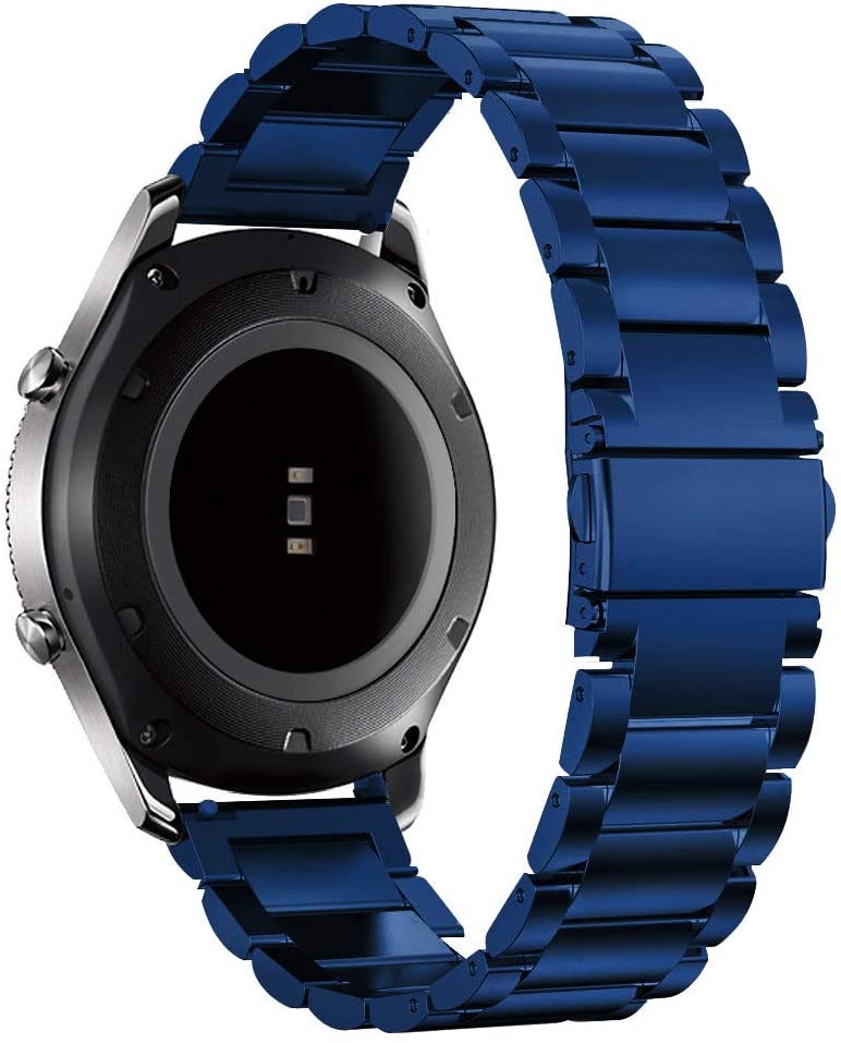 Bracelet acier Samsung Galaxy Watch 5 Pro (bleu)