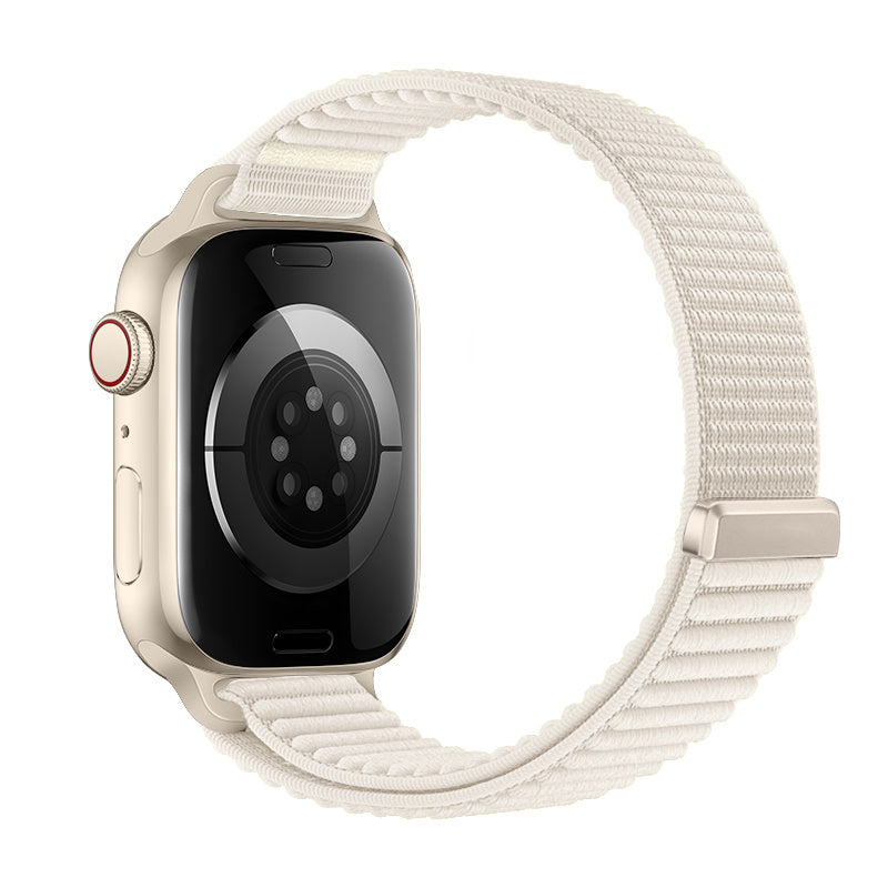 Bracelet nylon ondulé Apple Watch Ultra (lumière stellaire)