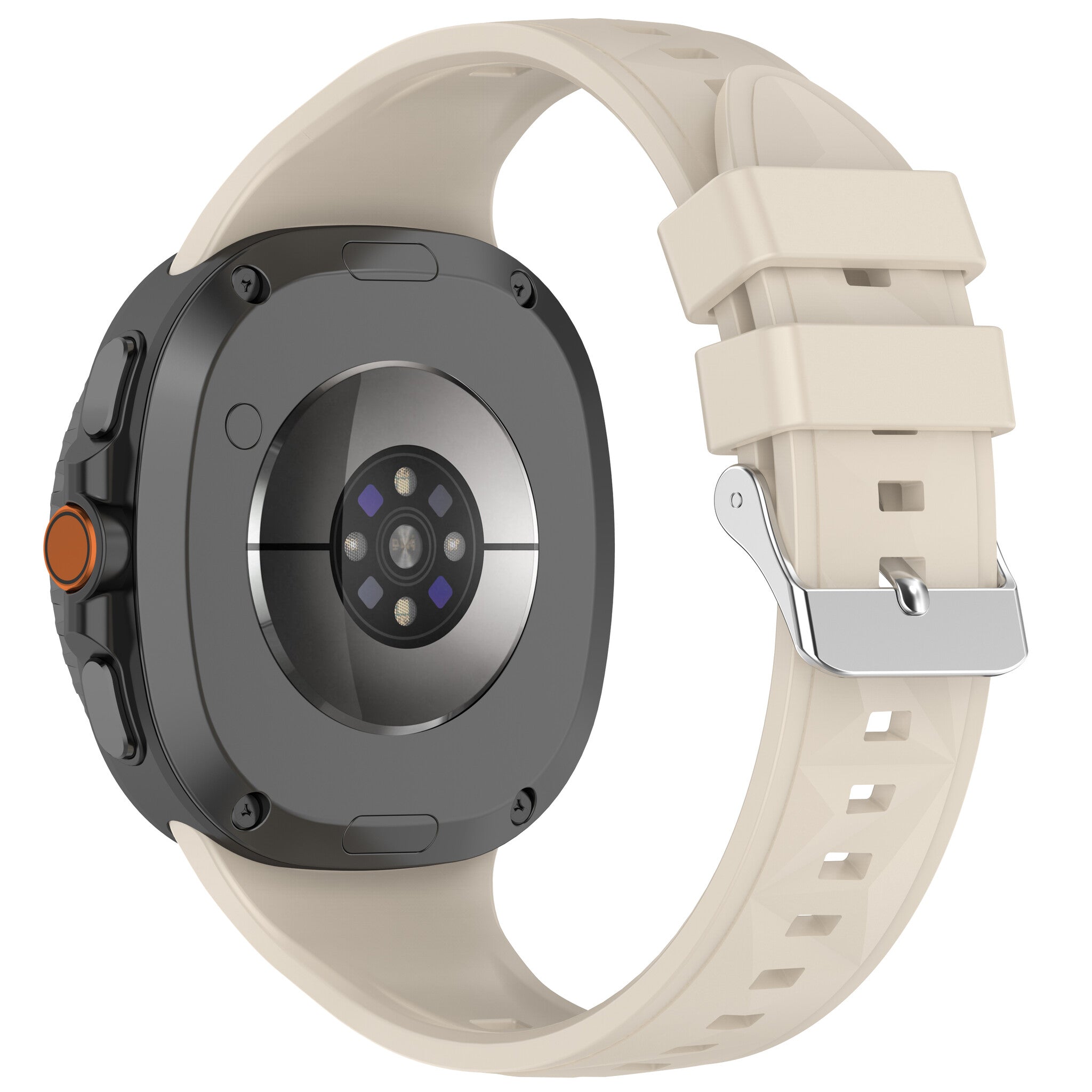 Samsung Galaxy Watch 9 - 40mm Diamond Silicone Strap (Starlight)