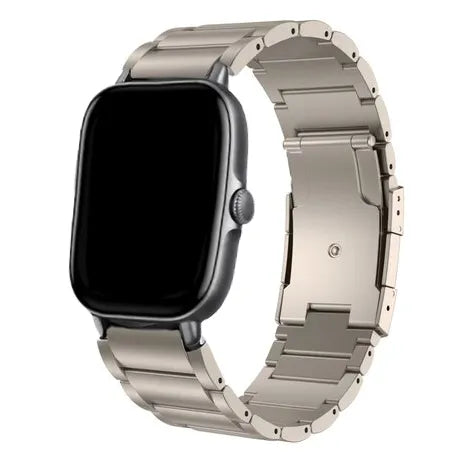 Titanium Strap, on a watch, 3/4 rear view