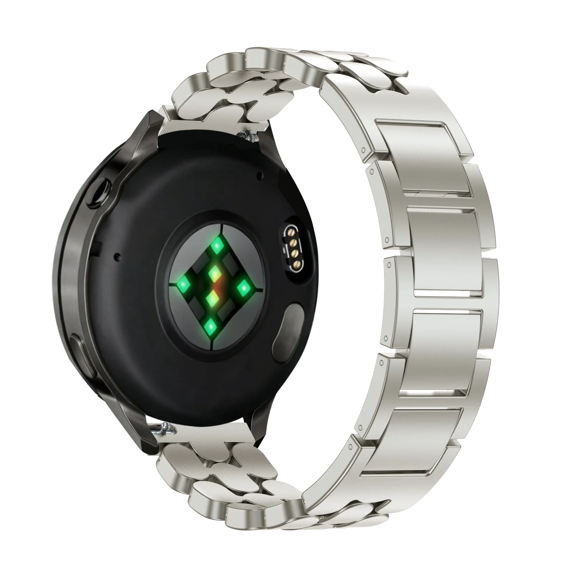 Bandz Bracelet acier 'Oval' Xiaomi Watch S4 - 41mm (lumière stellaire)