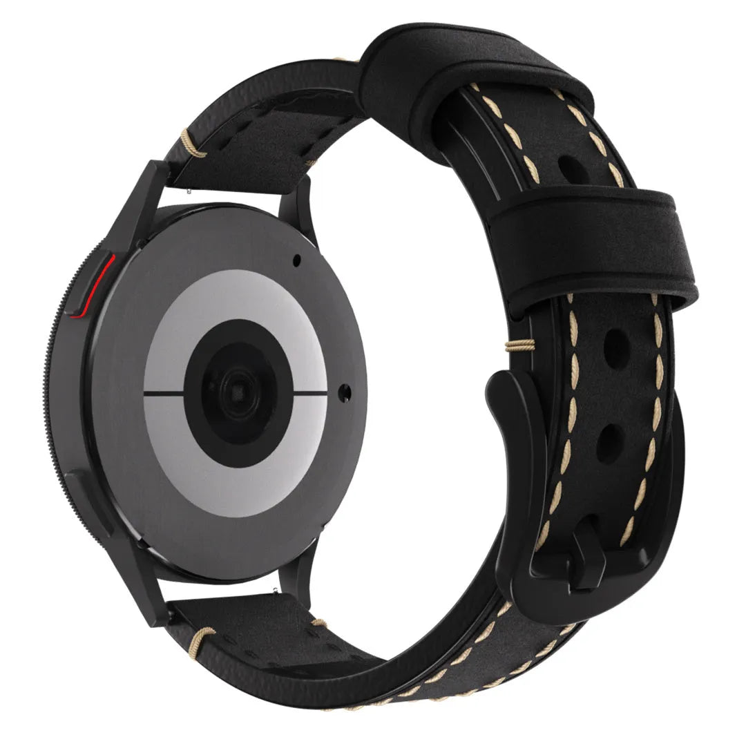 OnePlus Watch 3 - 43mm Genuine Leather Strap (Black)