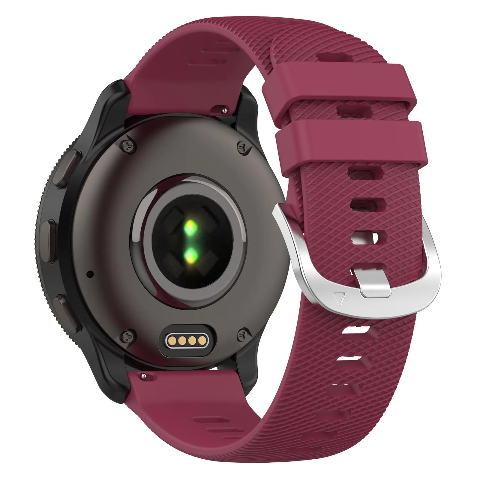 Garmin Venu 4 - 45mm Silicone Strap (Wine Red)
