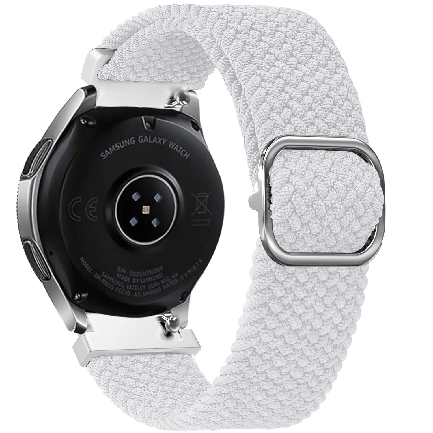Bracelet tressé ajustable Suunto Nautic S (blanc)