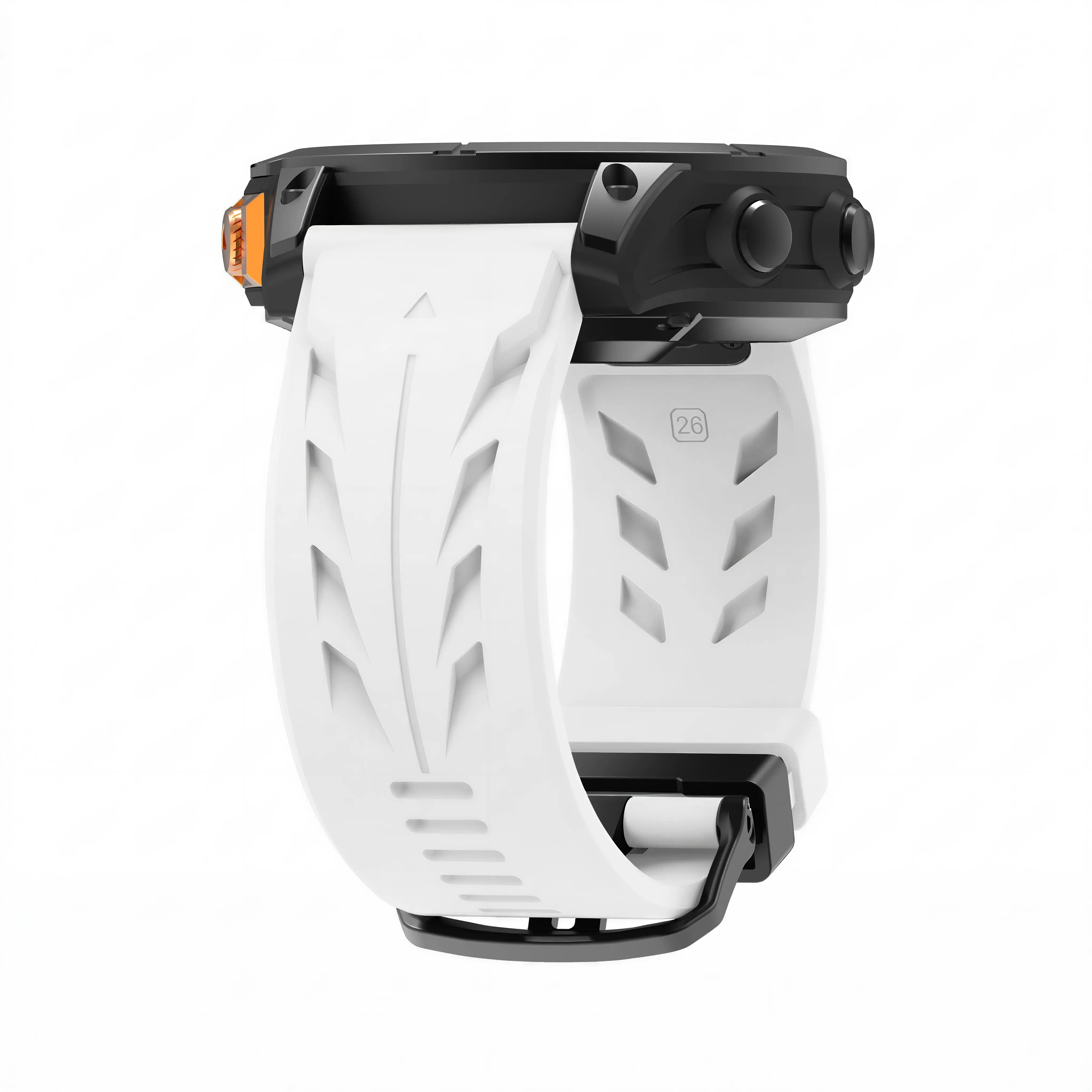 Garmin Fenix 5x/6x Race Silicone Strap (White)