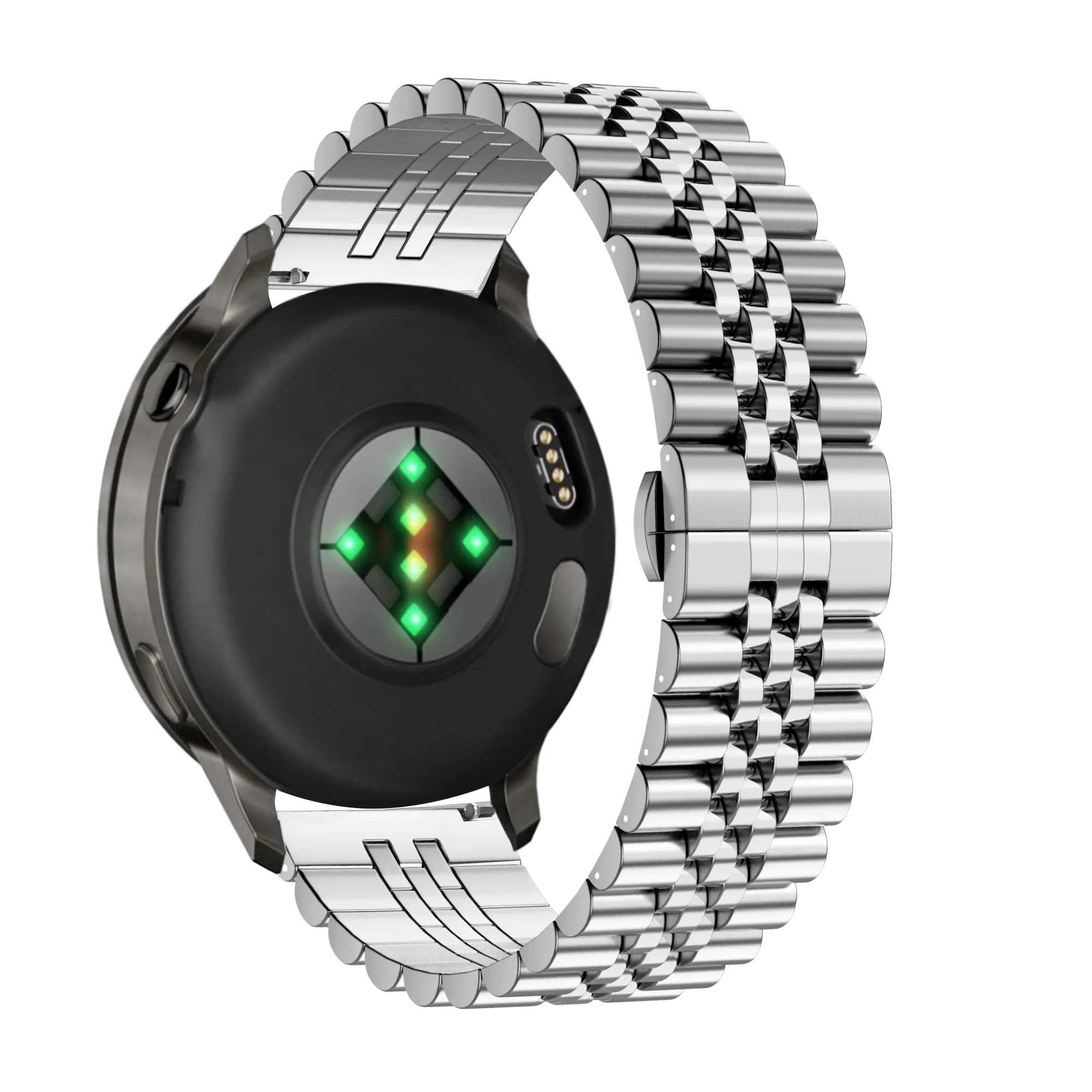 Bandz Garmin Approach S40 Steel Strap 'Jubilee' (Silver)