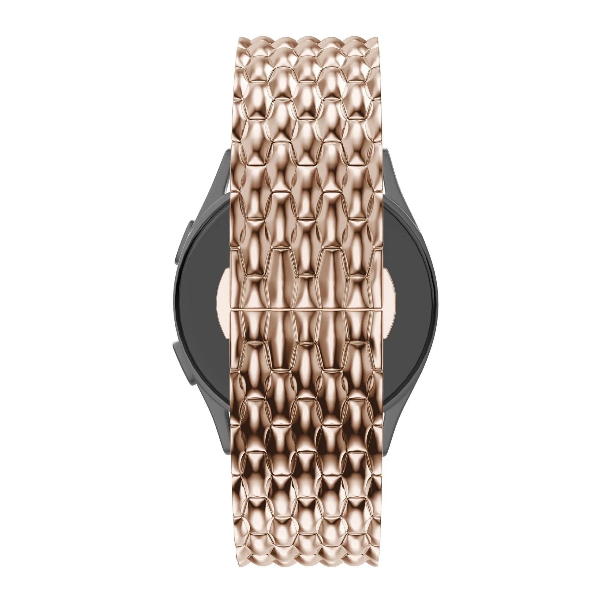 Bandz Bracelet acier 'Dragon' Coros Apex 2 (rose/doré)