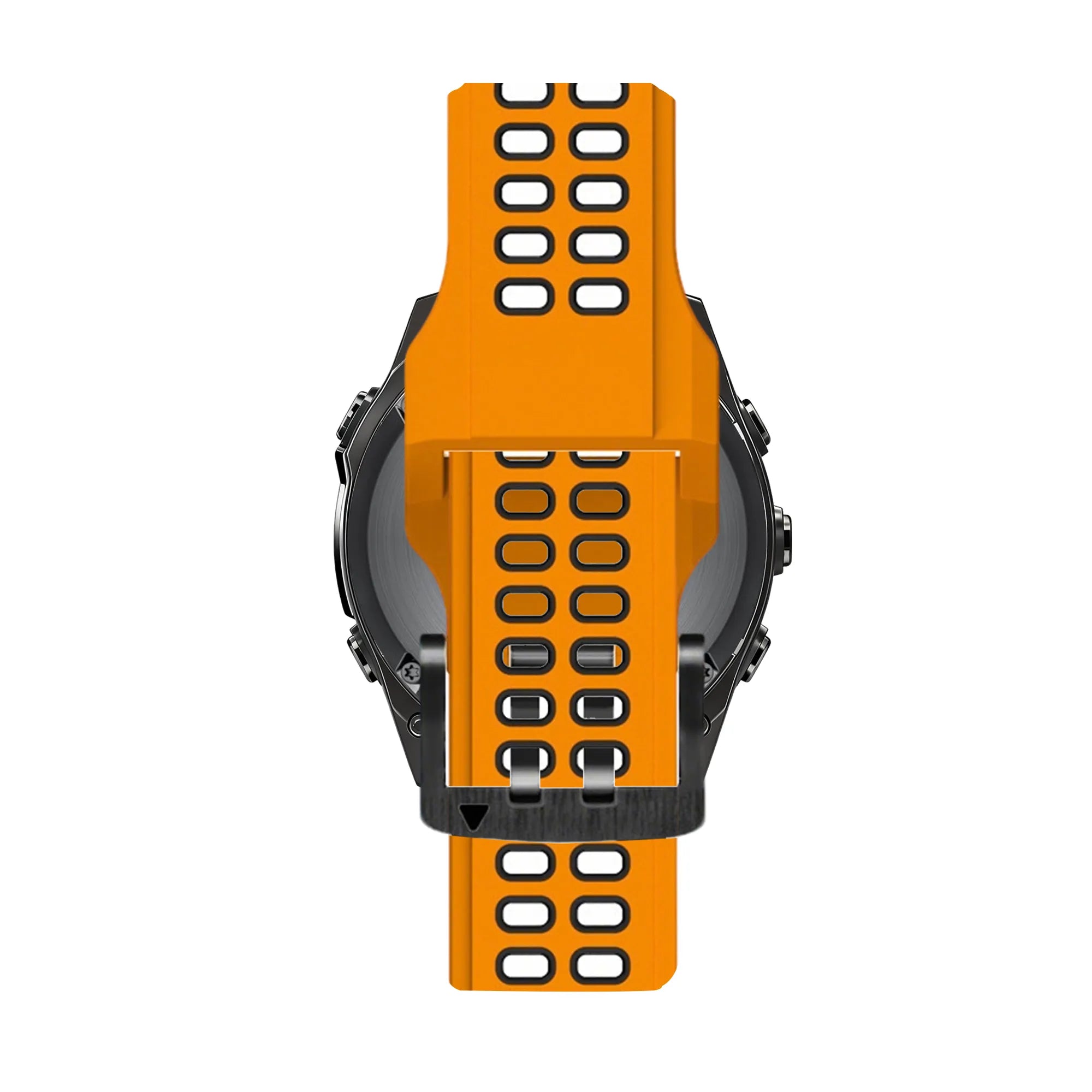 Bandz Bracelet sport avec boucle Garmin Enduro 1 / 2 / 3 (orange/noir)