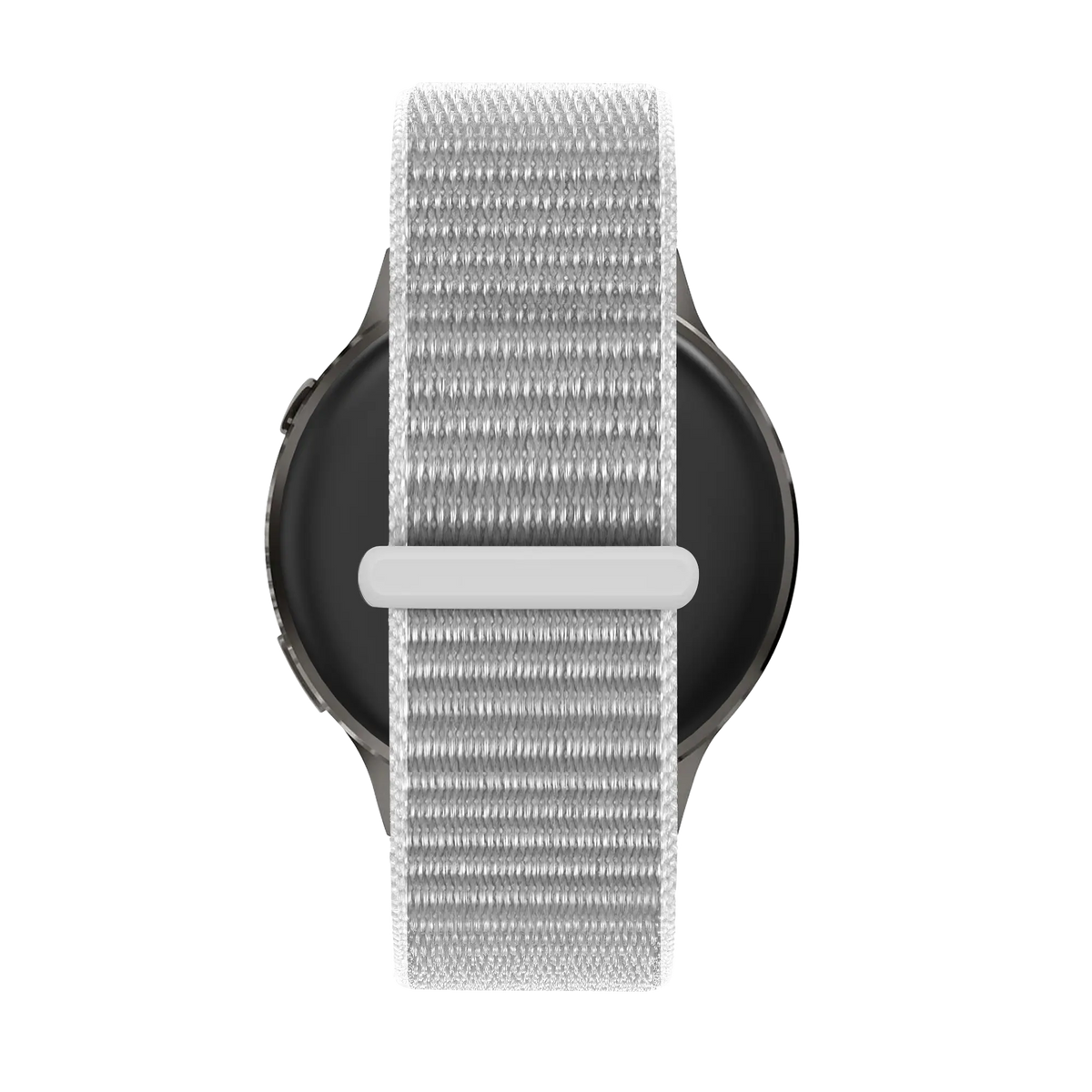 Nylon Loop Strap, on a watch, direct front view