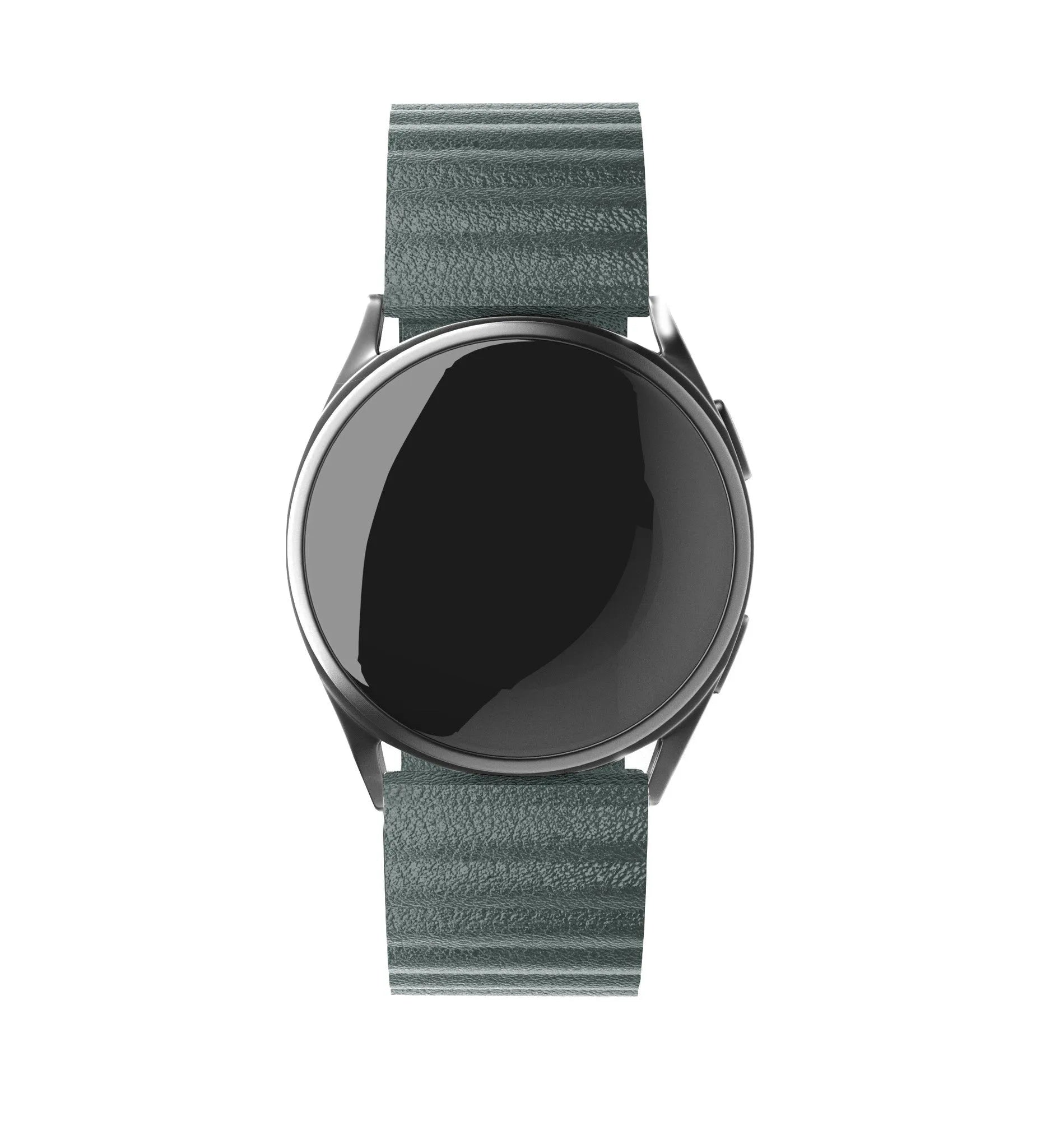 Bracelet cuir Loop Amazfit GTS 4 (vert sapin)