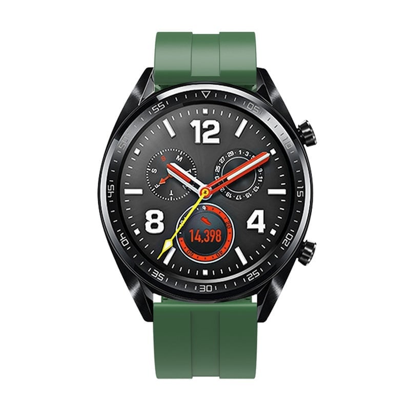 Bracelet silicone 'Extreme' Huawei Watch GT 5 Pro 46mm (vert armée)