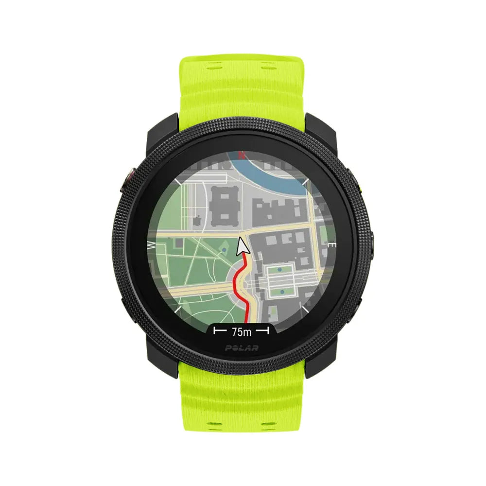 Polar Vantage V3 Silicone Grain Strap (Lime)