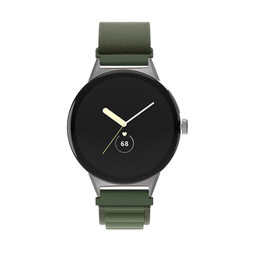 Bracelet Alpine nylon Google Pixel Watch 5 - 45mm (vert)
