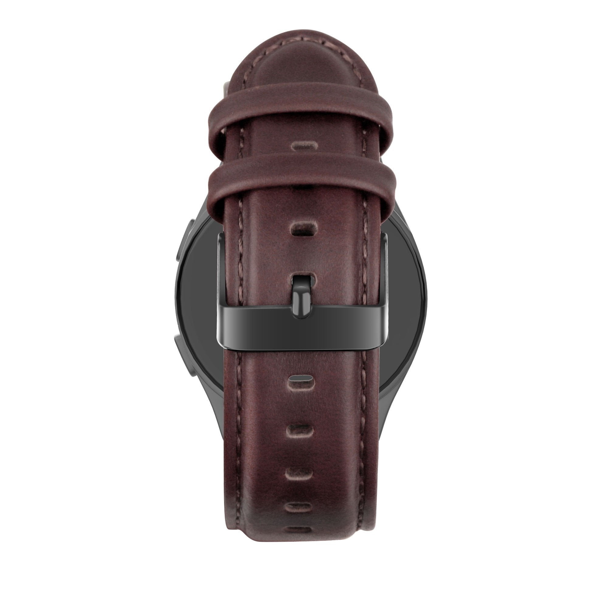 Bandz Bracelet cuir 'Classic' Huawei Watch Ultimate (marron foncé)