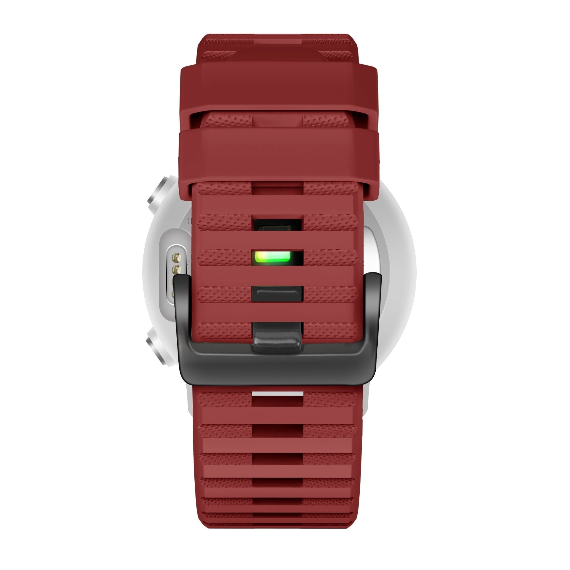Bandz Bracelet silicone avec boucle Garmin Approach S70 - 47mm (rouge)