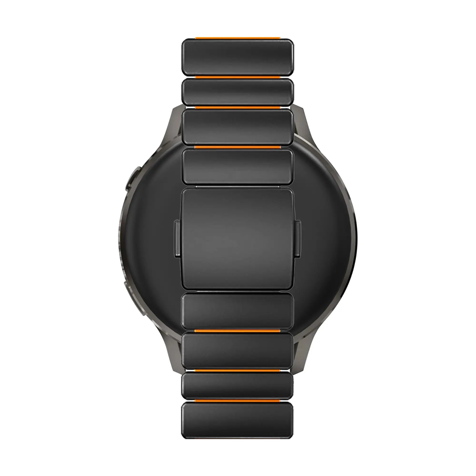 Bandz Bracelet titane 'Hybrid' Fossil Gen 6 - 44mm (noir/orange)