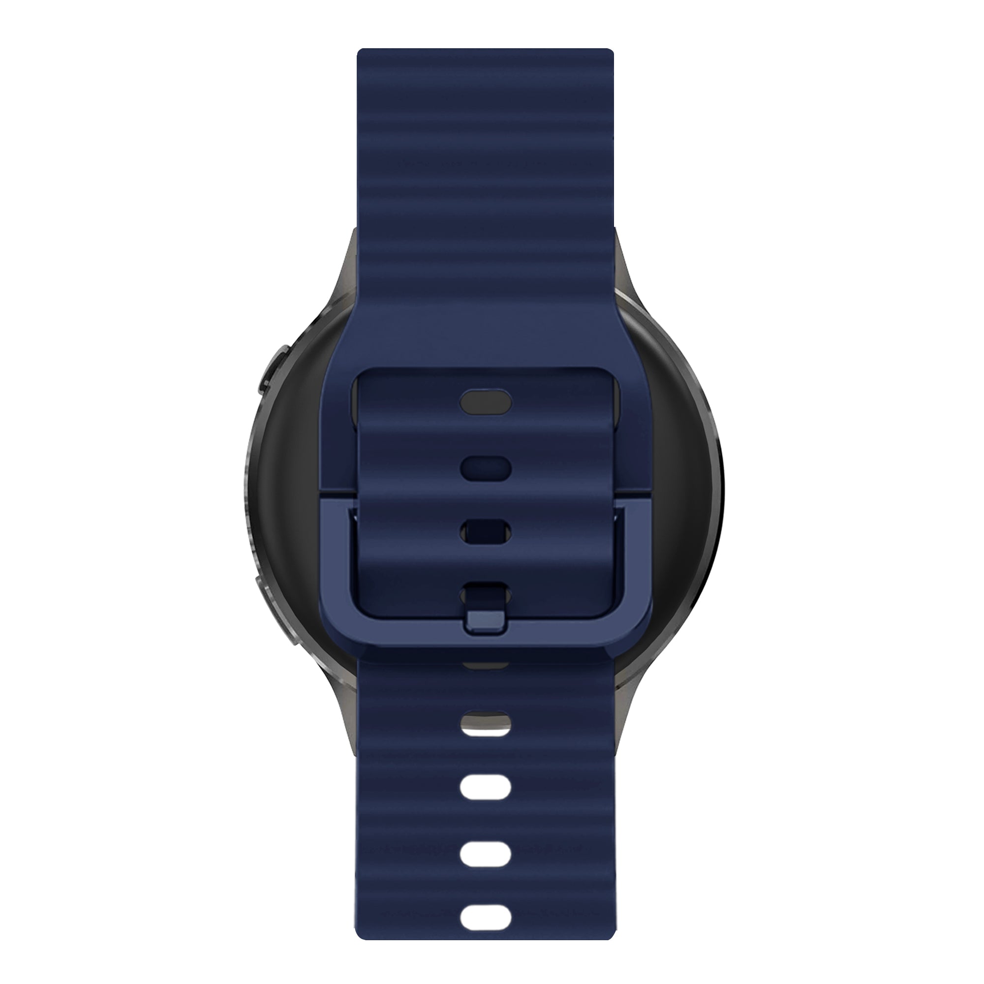 Bandz Bracelet silicone ondulé Garmin Bounce 2 (bleu foncé)