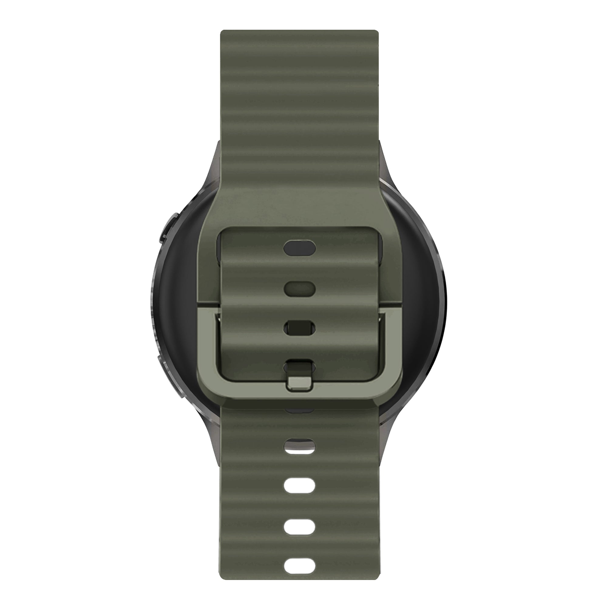 Bandz Bracelet silicone ondulé Garmin Bounce 2 (vert militaire)