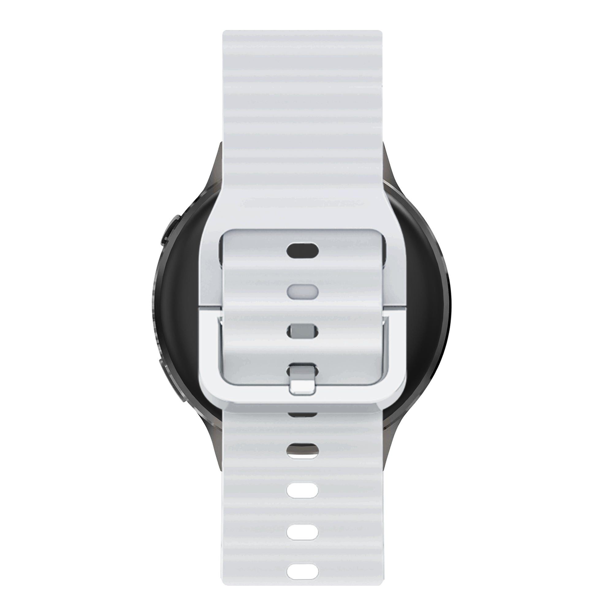 Bandz Bracelet silicone ondulé Garmin Bounce 2 (gris clair)