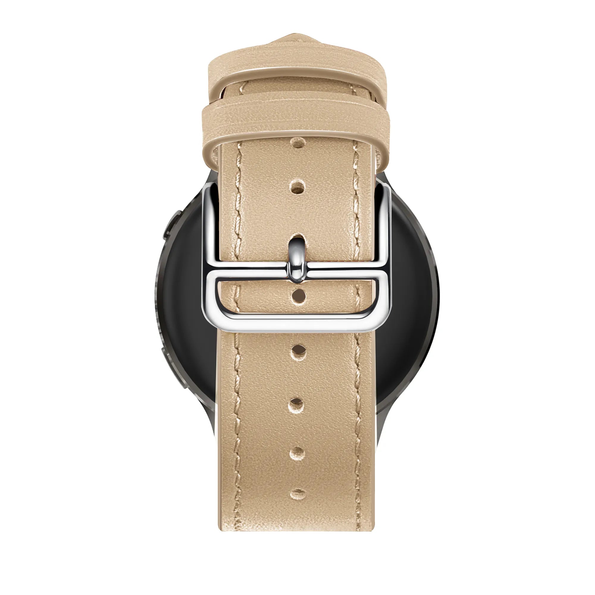Bandz Bracelet cuir 'Deluxe' Garmin Venu 2s (thé au lait)