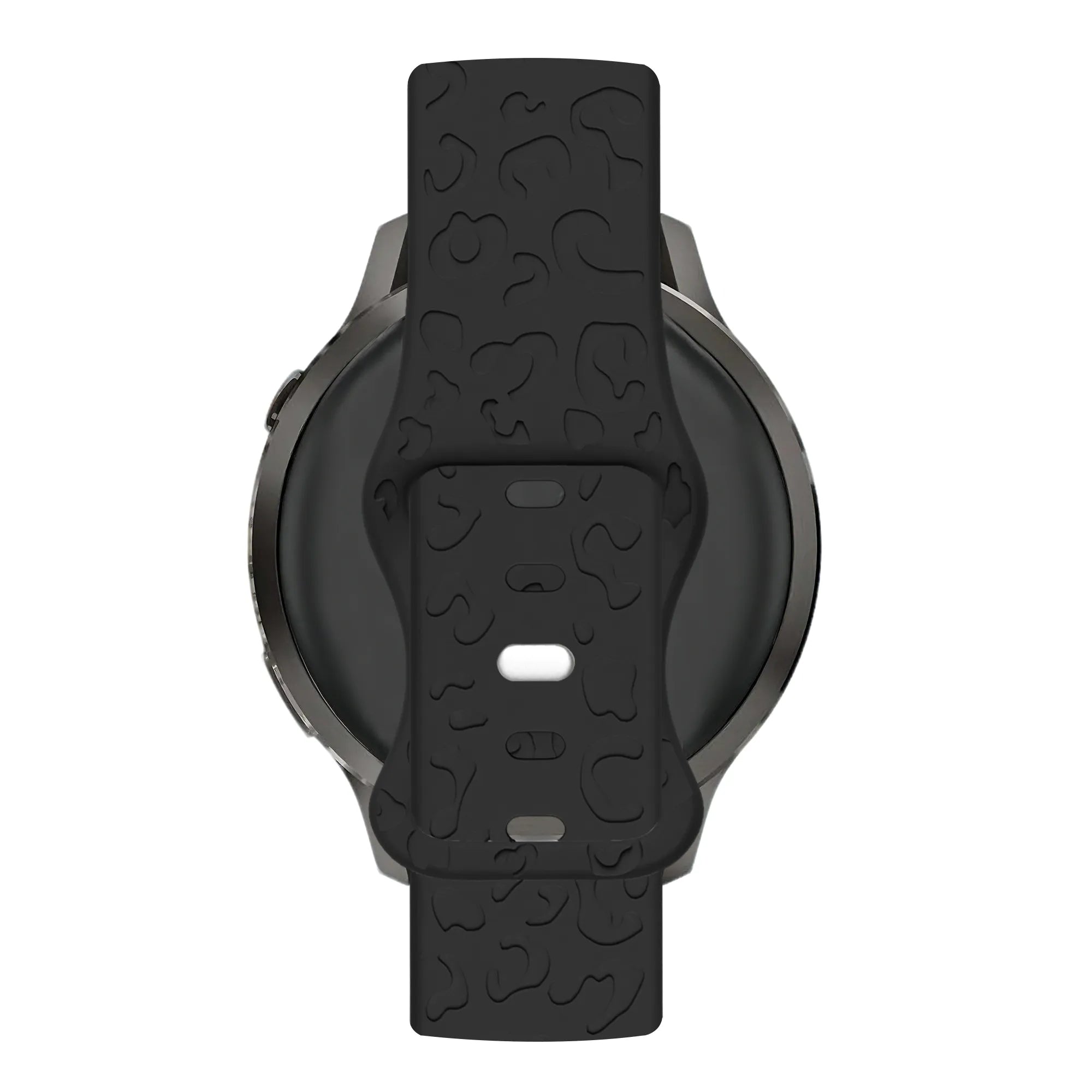 Bandz Bracelet silicone 'Léopard' Garmin Bounce 2 (noir)
