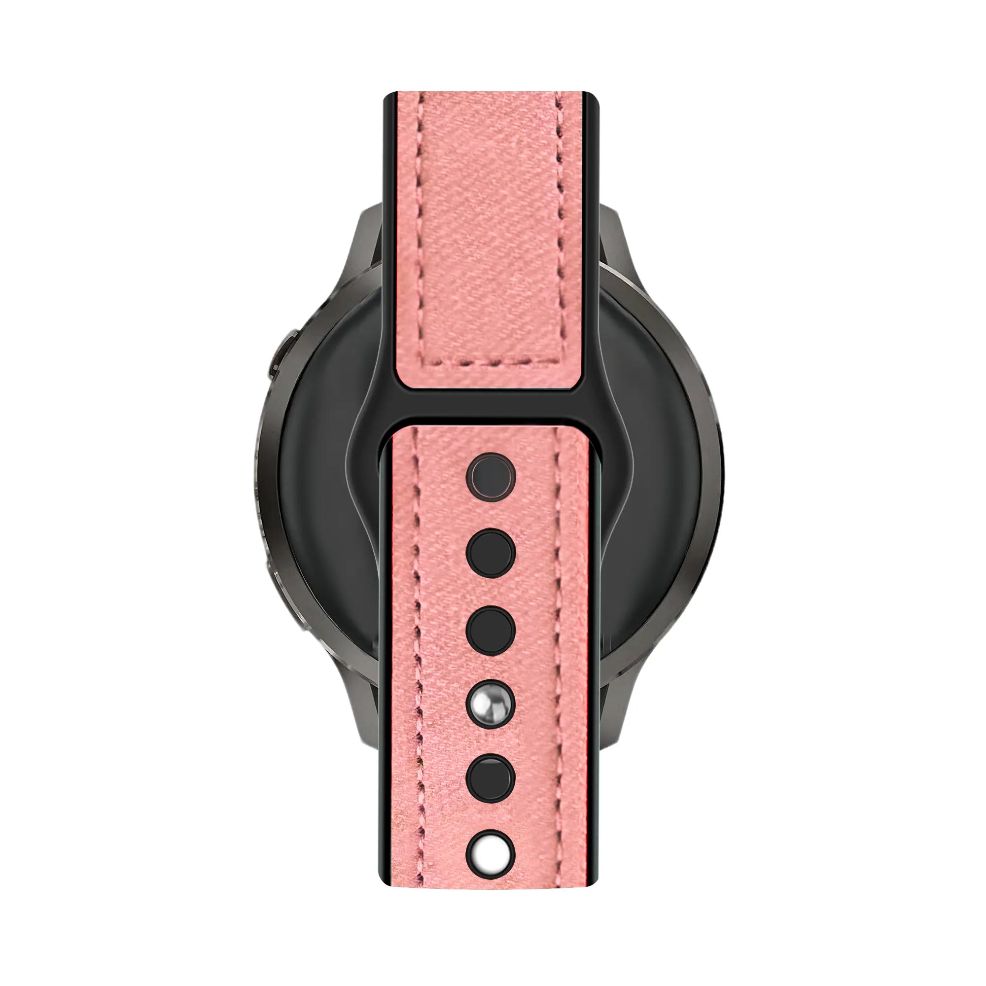 Bandz Bracelet cuir 'Hybrid' Garmin Forerunner 55 (rose)