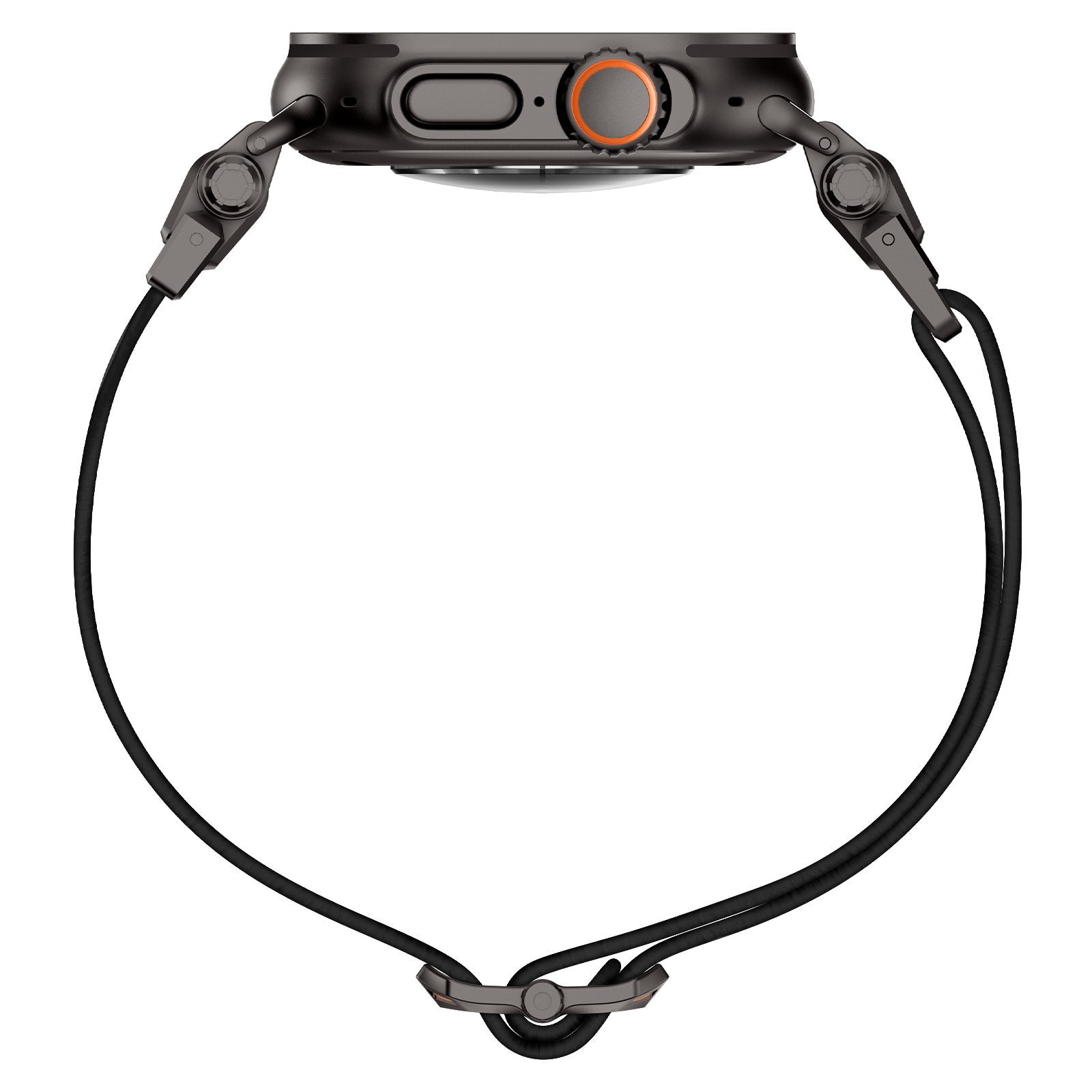 Bracelet polyester 'Explorer' Apple Watch Ultra (noir avec noir)