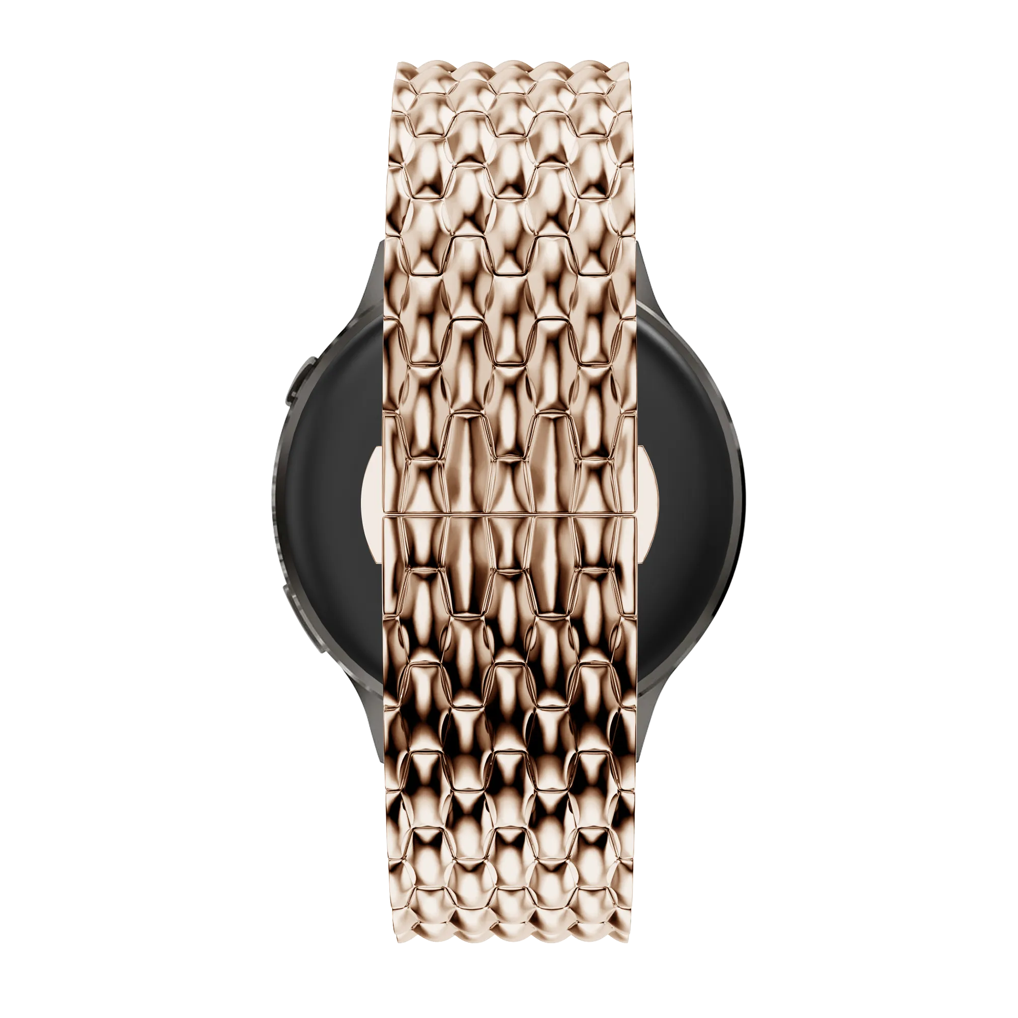 Bandz Bracelet acier 'Dragon' Garmin Bounce 2 (or rose)