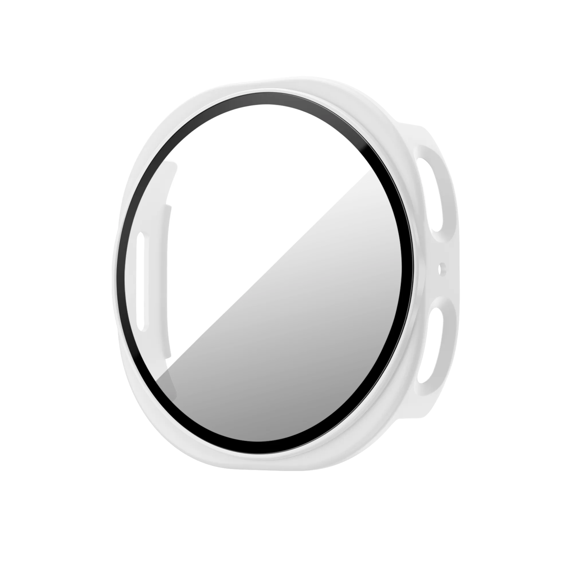 Bandz Coque PC avec verre Samsung Galaxy Watch 8 / 9 - 44mm (blanc)