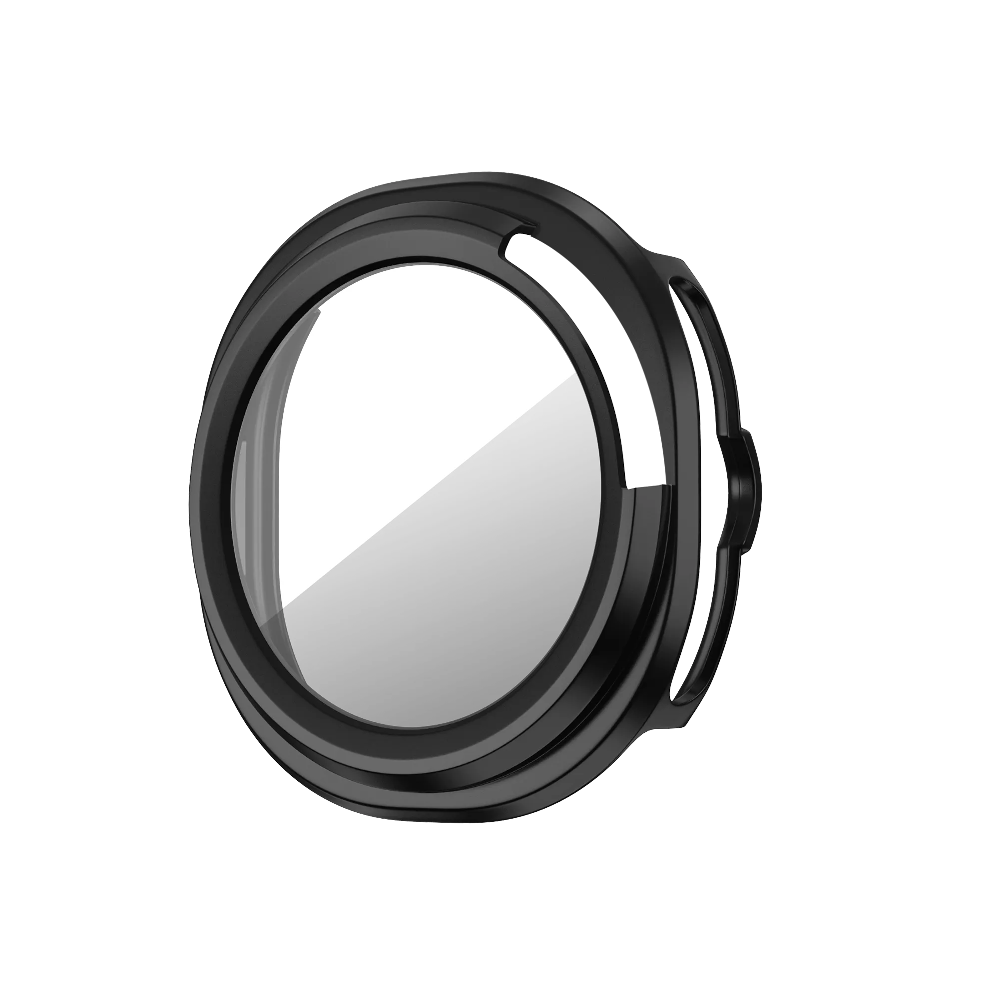Bandz Coque PC avec verre Samsung Galaxy Watch 8 Classic (noir)