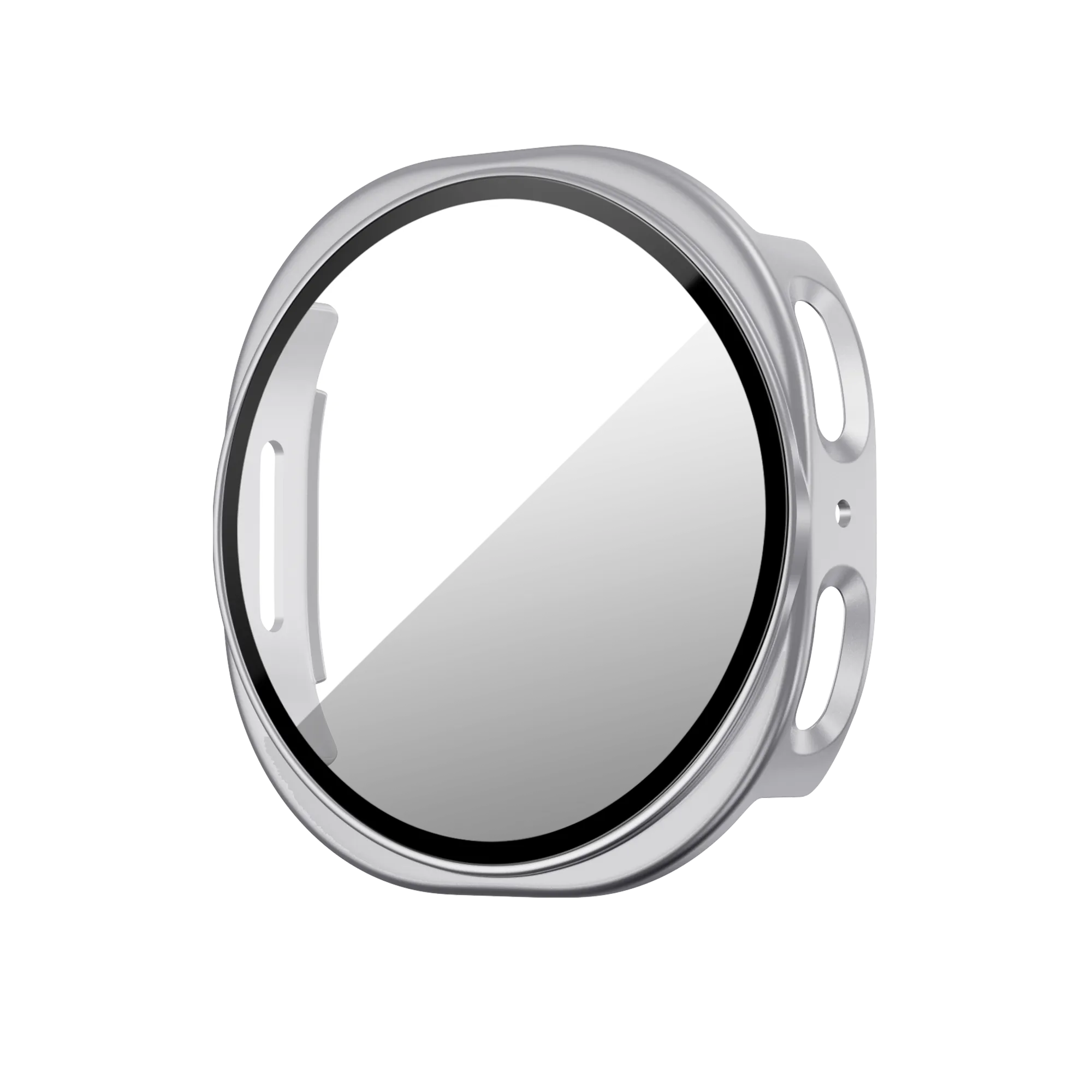 Bandz Coque PC avec verre Samsung Galaxy Watch 8 / 9 - 44mm (argent)