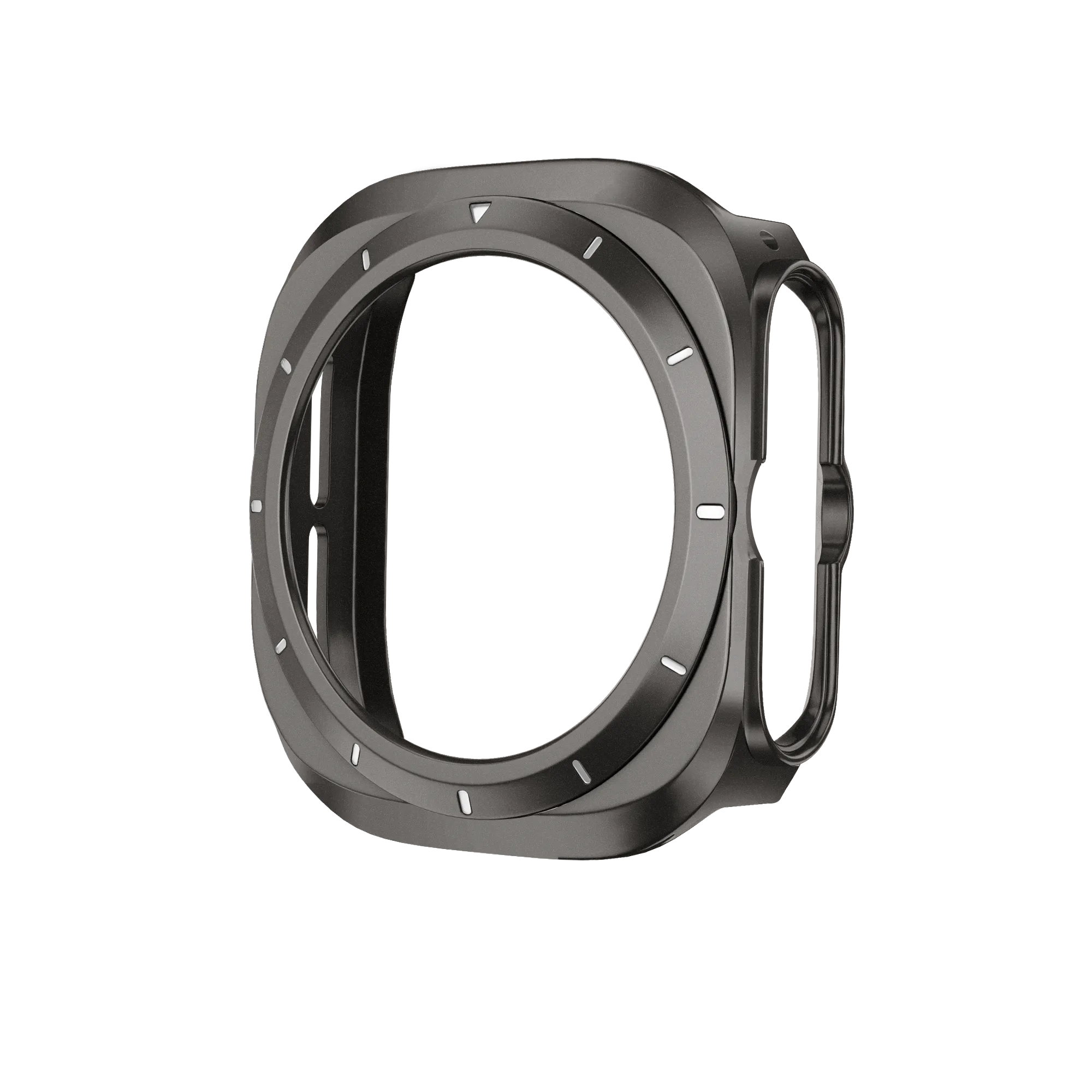 Bandz Coque PC bisel Samsung Galaxy Watch Ultra (gris titane /blanc)