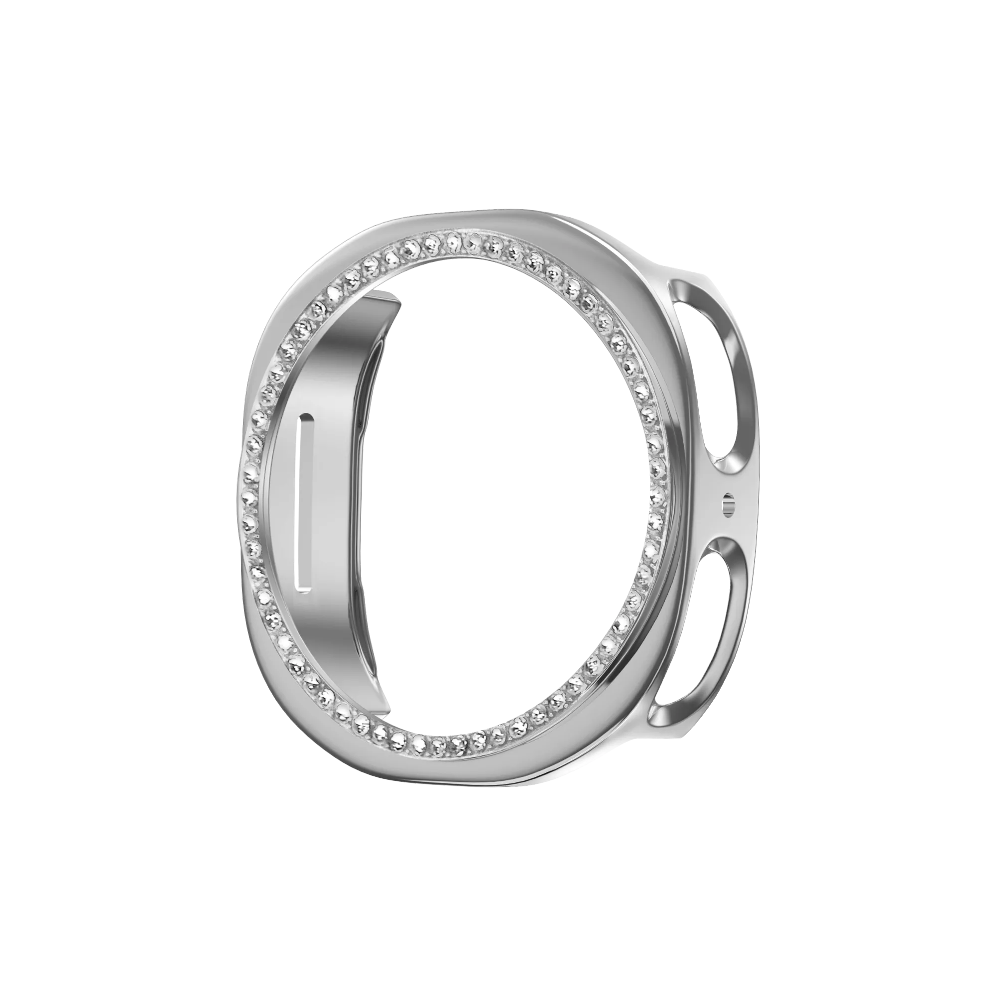 Bandz Coque PC Diamante Samsung Galaxy Watch 8 - 40mm / 9 - 40mm (argent)