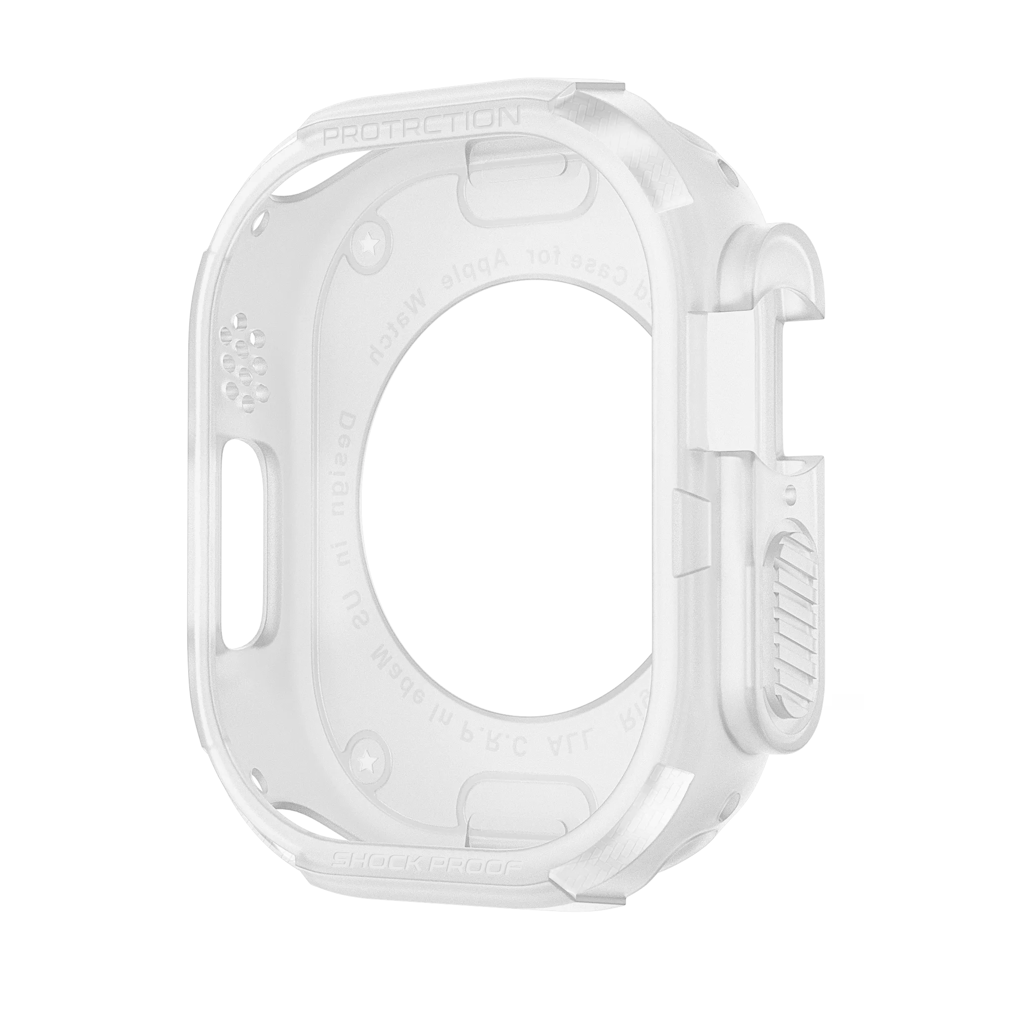 Bandz Coque TPU robuste Apple Watch Ultra - 49mm (transparent)