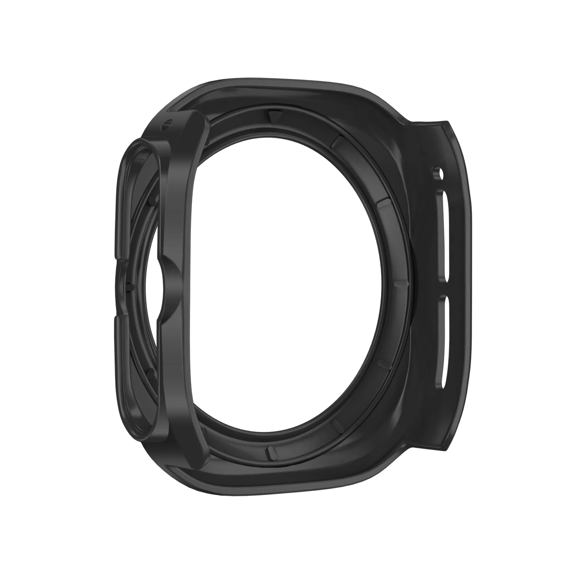 Bandz Coque PC bisel Samsung Galaxy Watch Ultra (noir /orange)