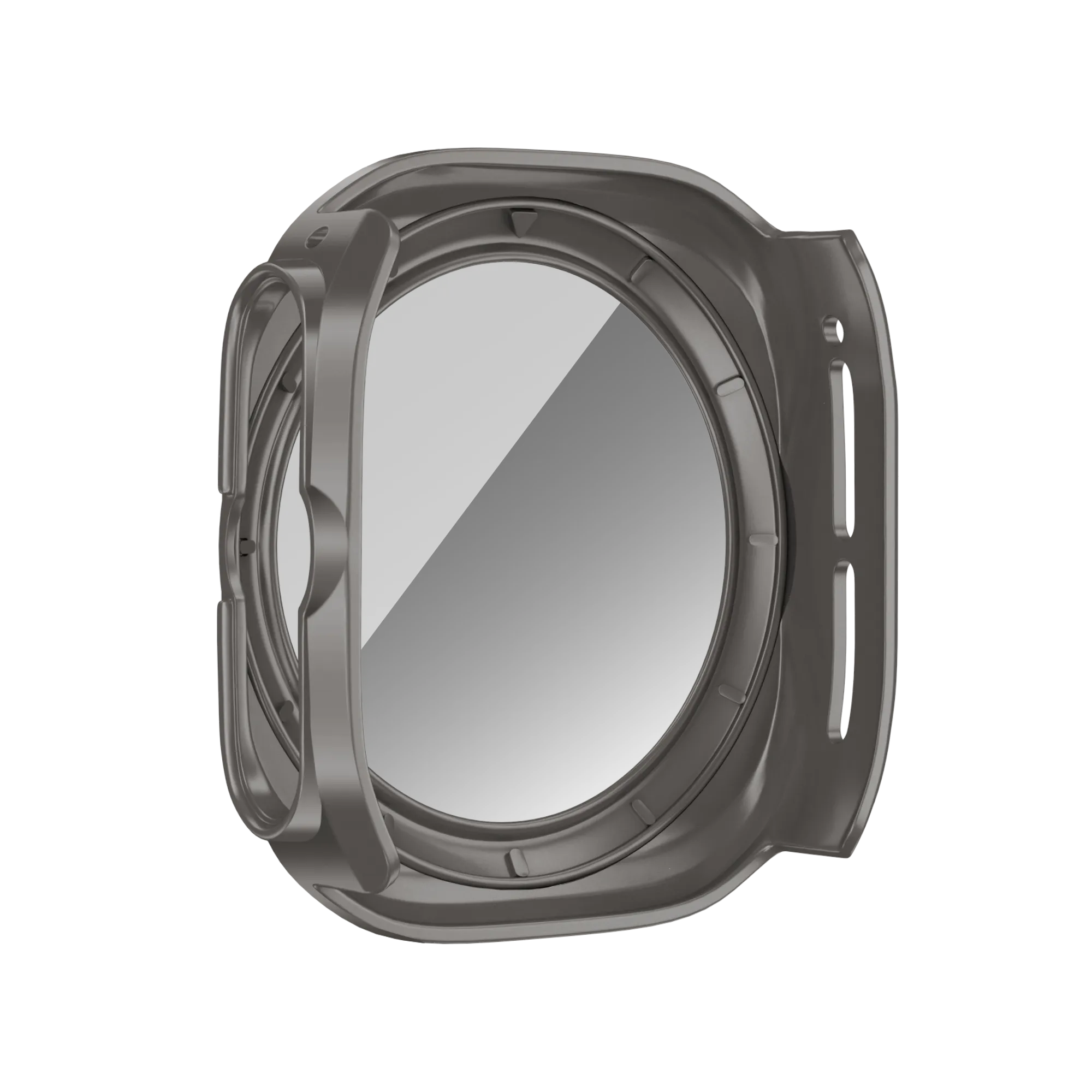 Bandz Coque PC avec verre Samsung Galaxy Watch Ultra (gris titane)