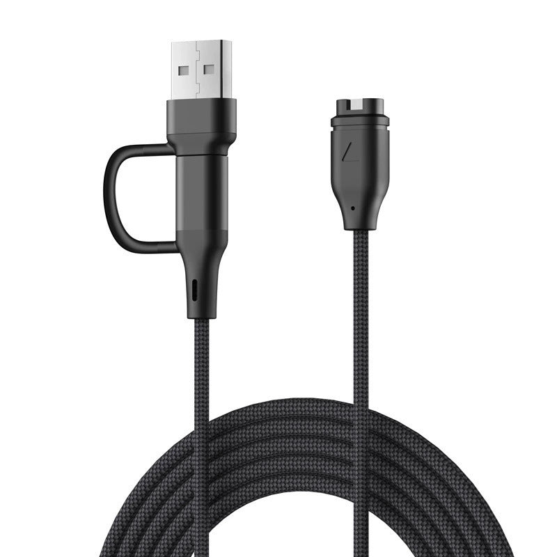 Strap-it USB-A & C 2in1 Braided Garmin Fenix 8 Charger