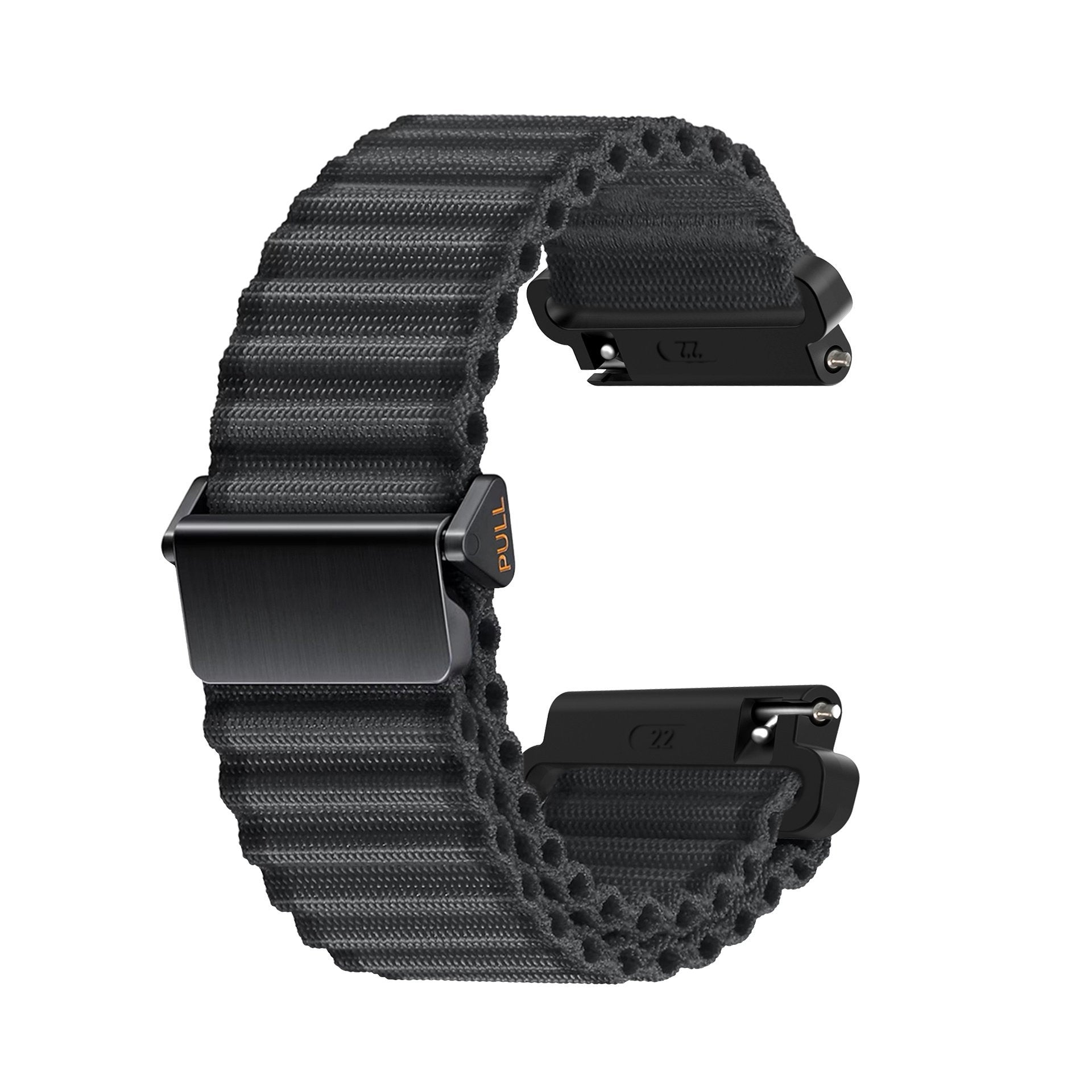 Bracelet nylon Outdoor Huawei Watch 5 - 46mm (noir)