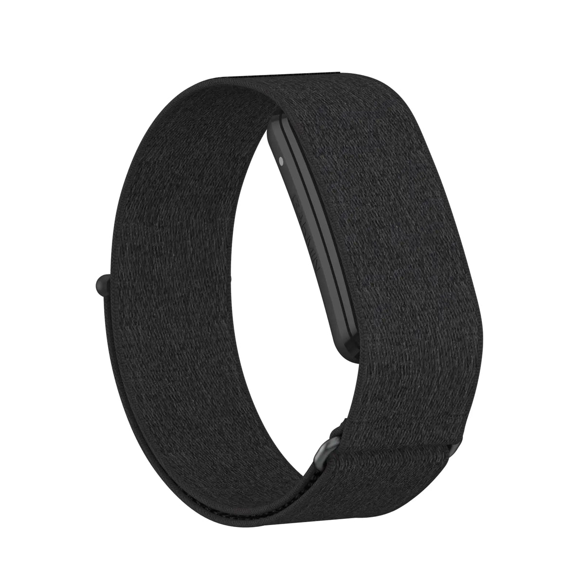 Biceps Nylon Bracelet, black, without a watch, 3/4 front view