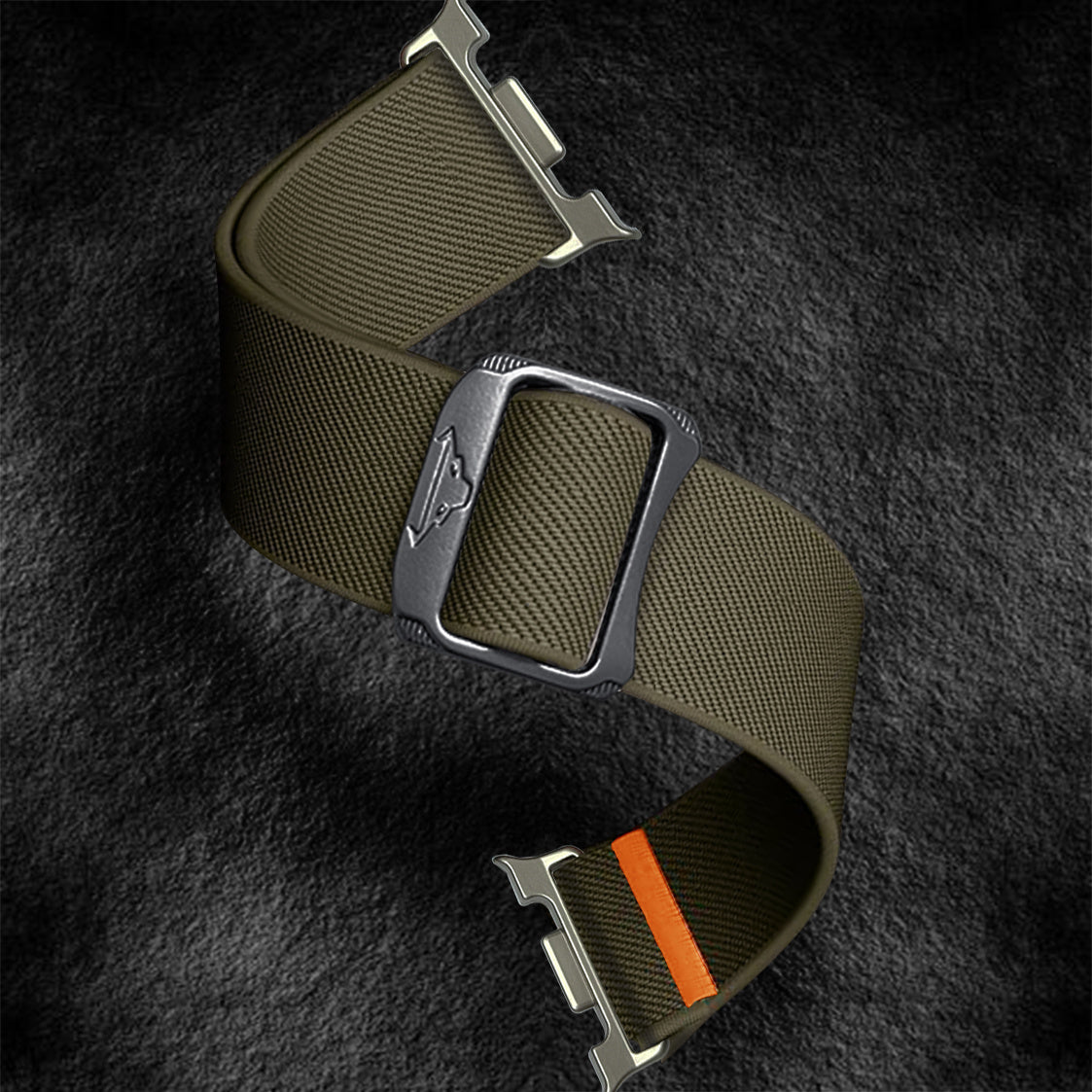 Bracelet élastique Samsung Galaxy Watch 9 - 44mm (vert militaire)