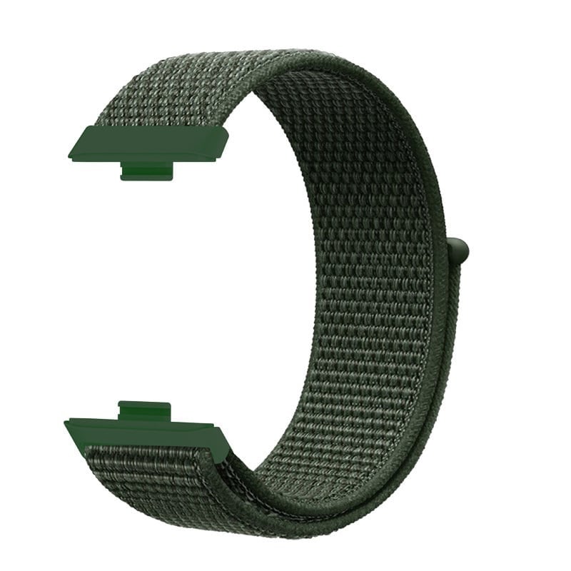 Bracelet nylon Classic Huawei Watch Fit 4 Pro (vert foncé)