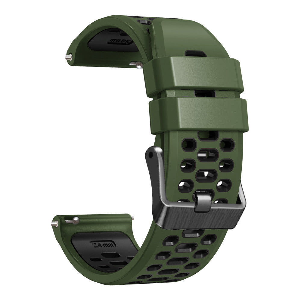 Bracelet sport avec boucle Coros Apex 4 - 46mm (vert/noir)