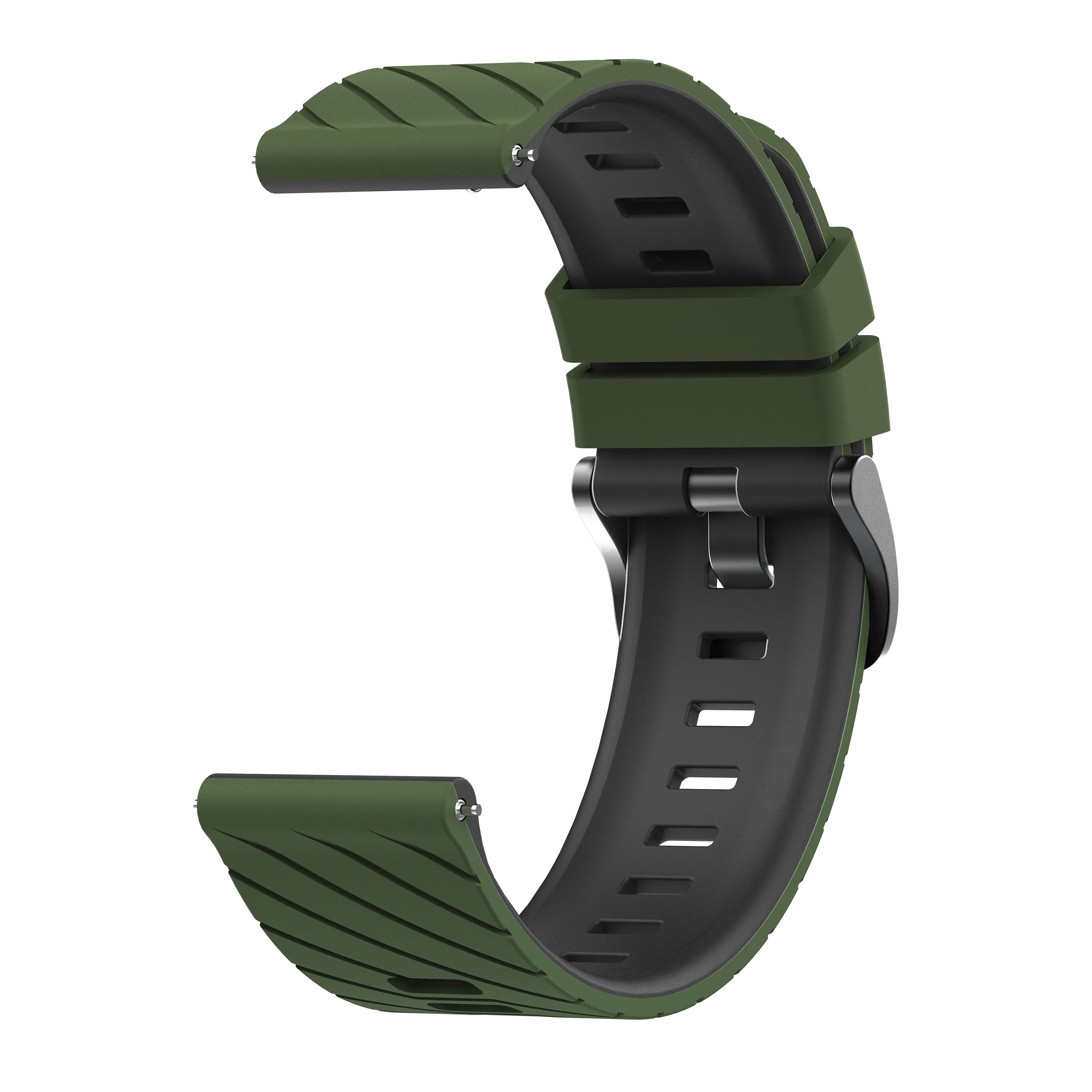 Polar Grit X Pro Twill Sport Strap (Green/Black)