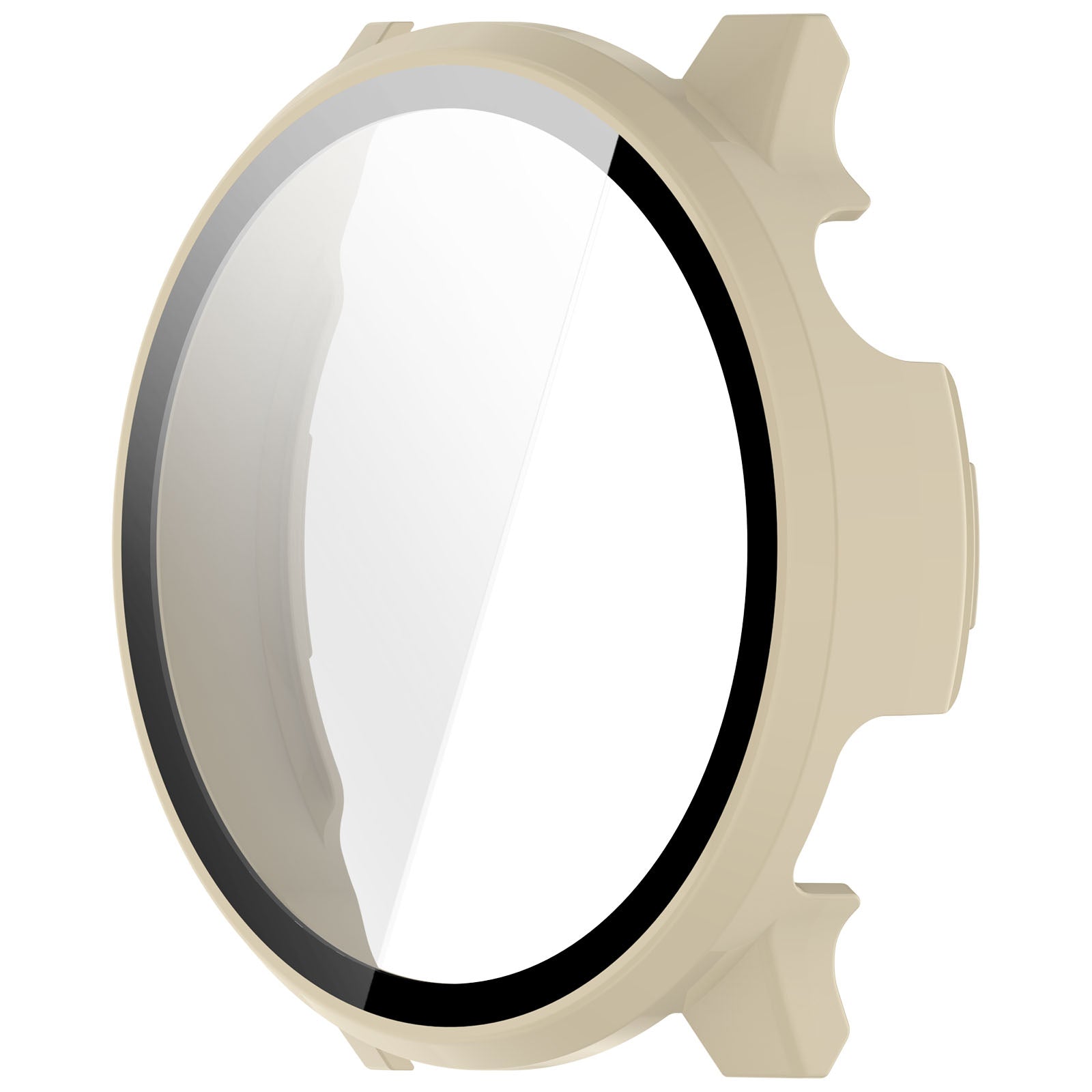 Coque dure avec verre Garmin Venu 4 - 41mm (beige)