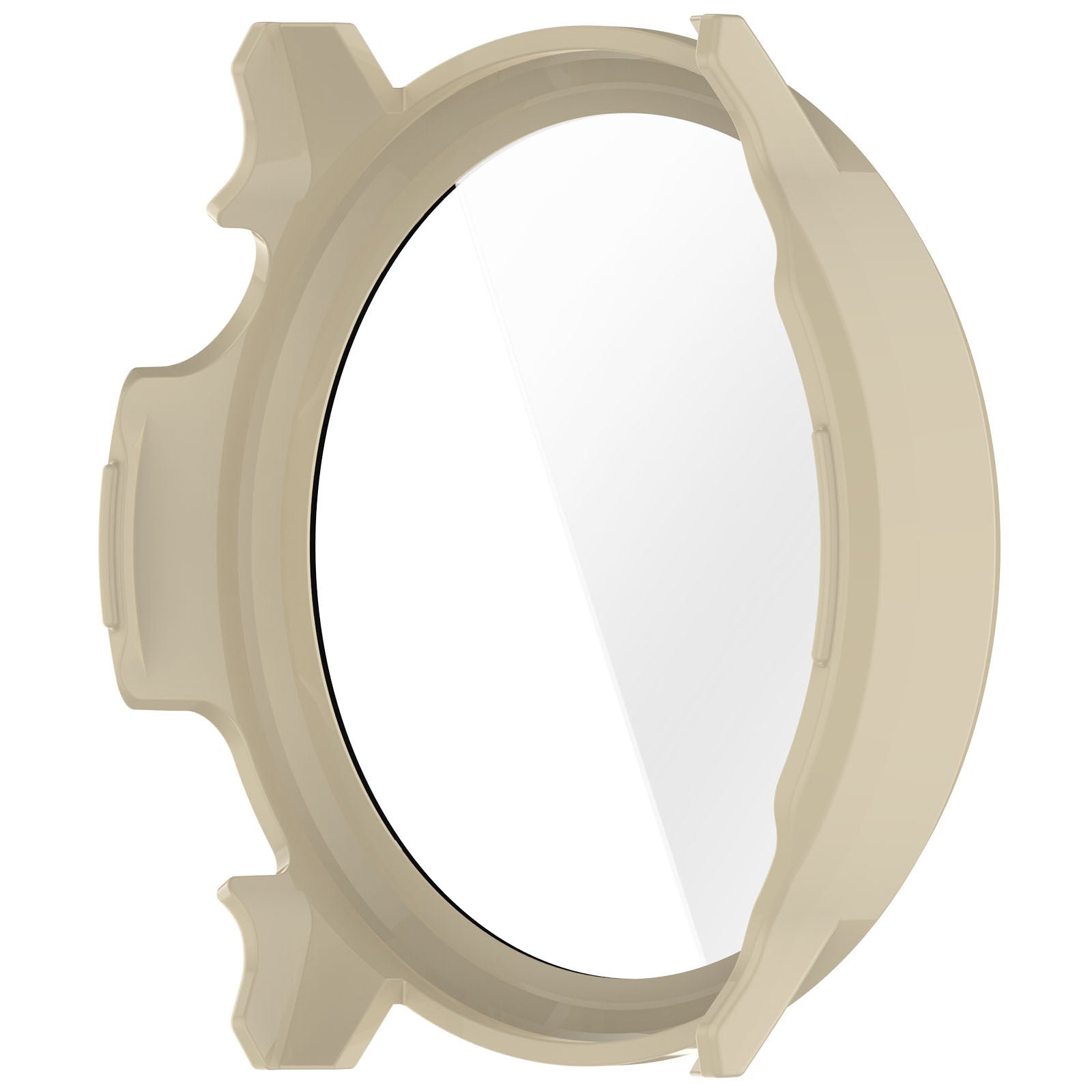 Coque dure avec verre Garmin Venu 4 - 41mm (beige)